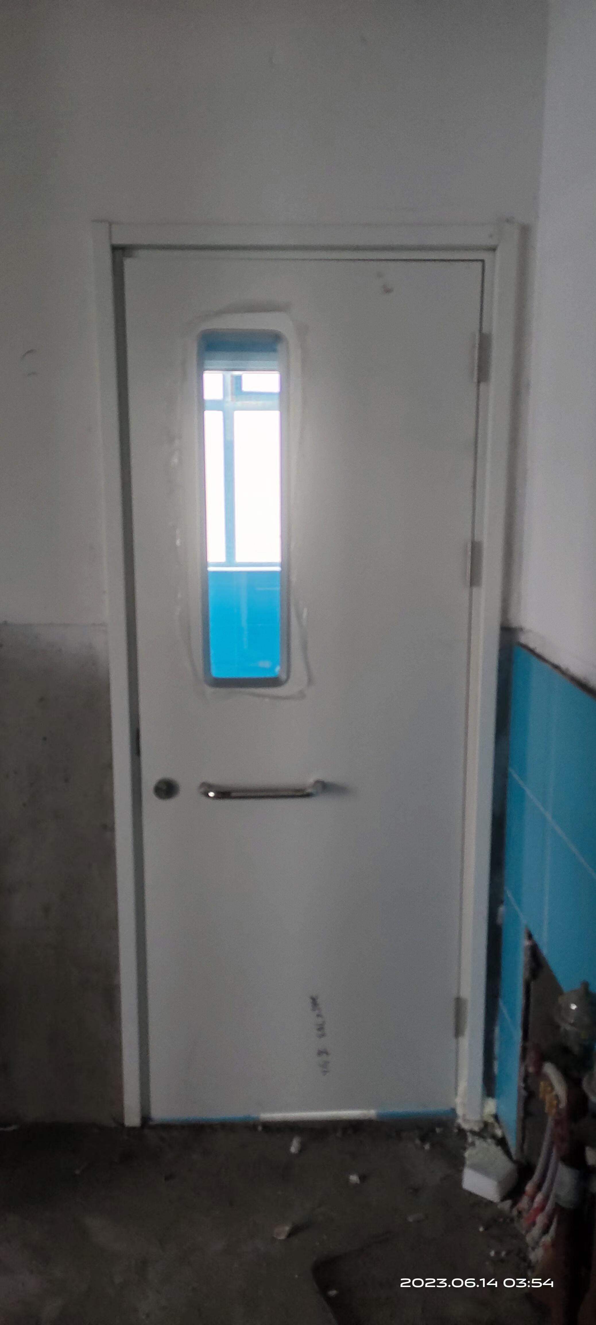 钢制学校门安装完工,实景效果展现!