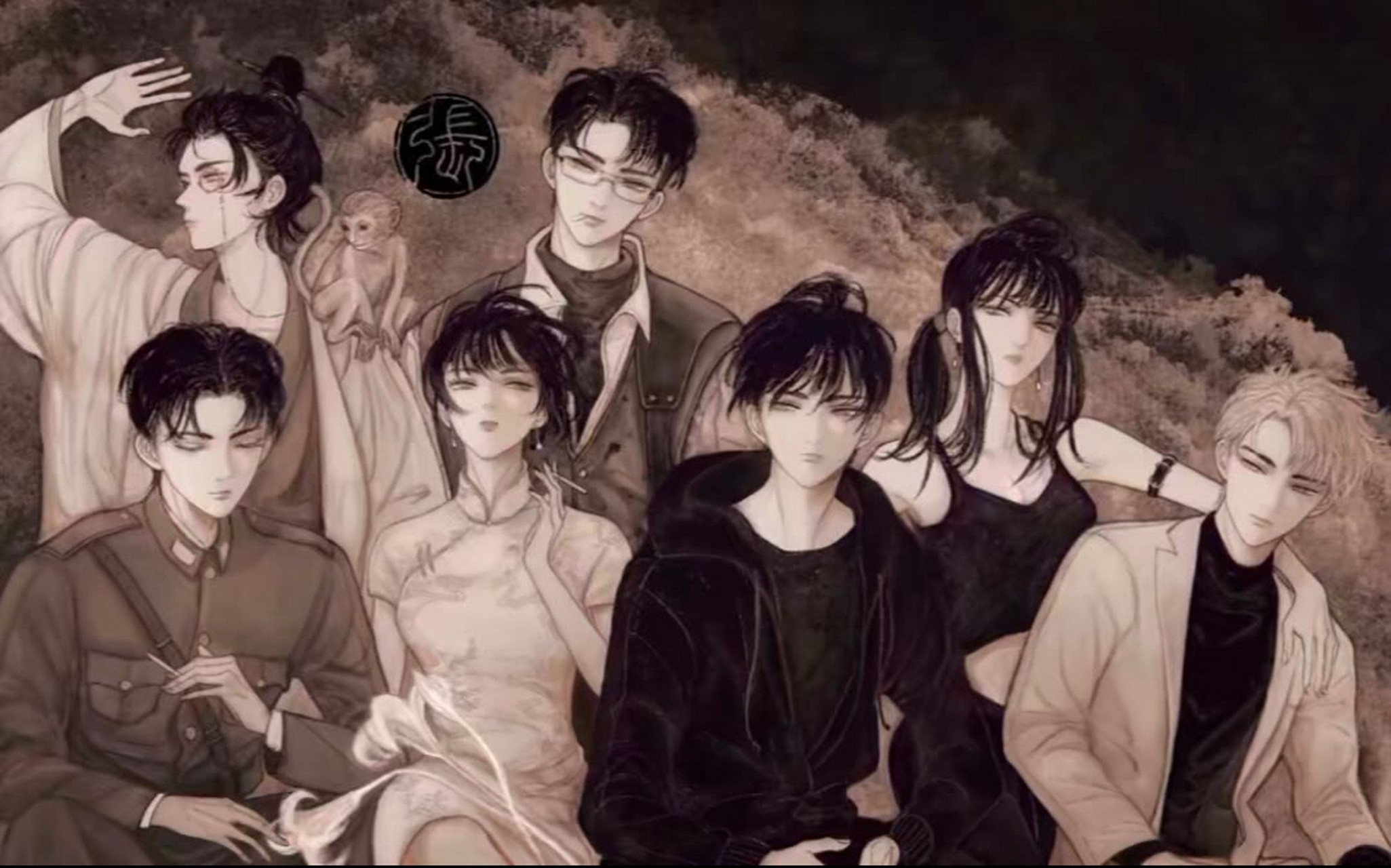 张家都是帅哥美女,连张家的猴都是那么美艳动人#张起灵# #盗墓笔记