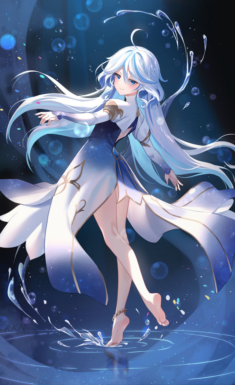 悦动舞姿的水神