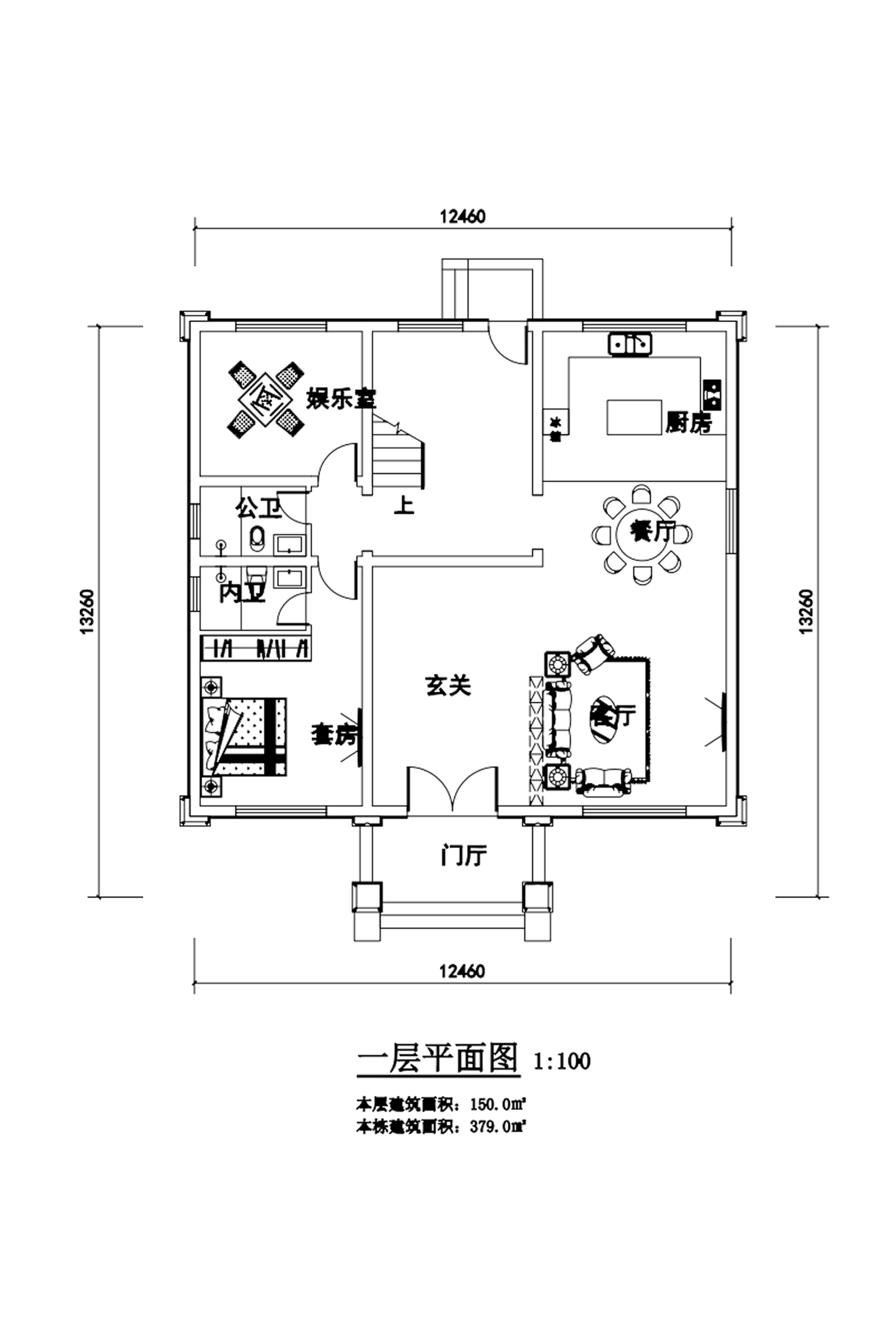 住房设计图纸 三层图片