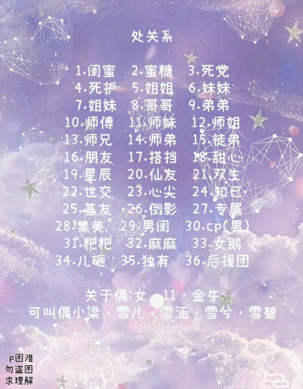 处关系