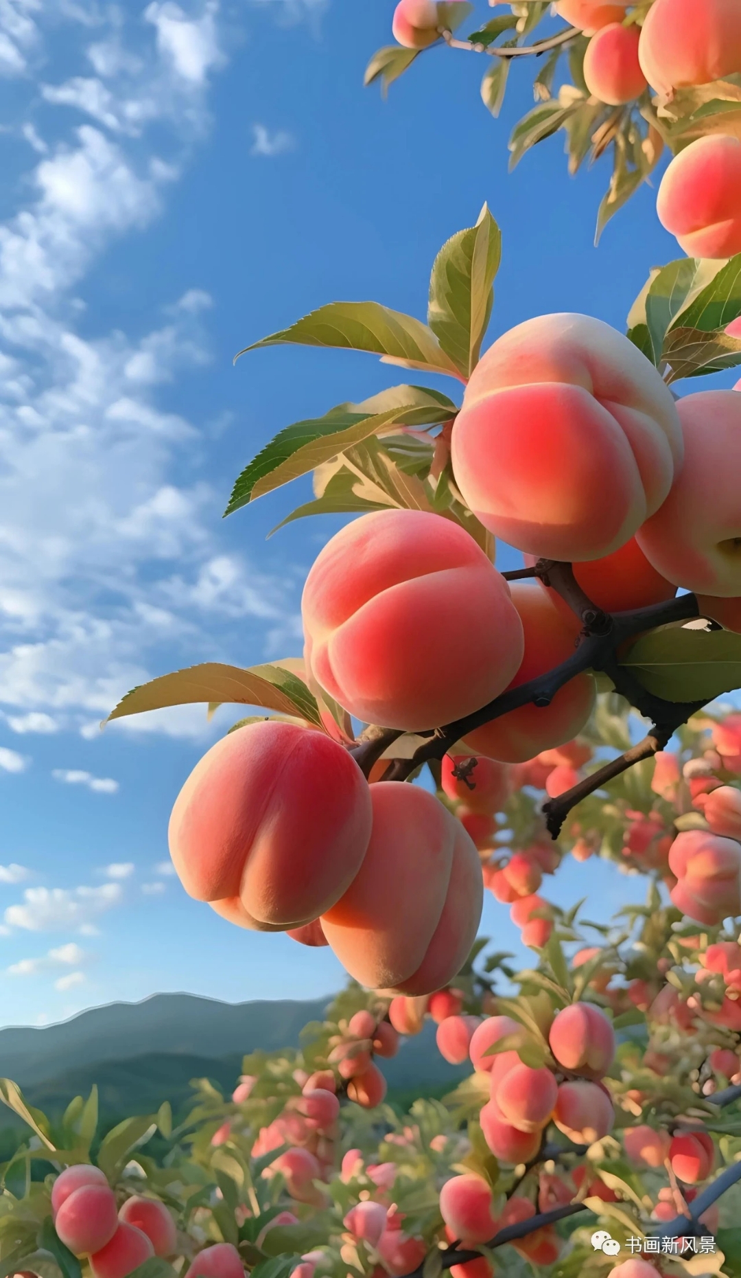 果实里的东方诗韵 春日的枝头,桃花灼灼如霞,待到盛夏蝉鸣,累累果实便