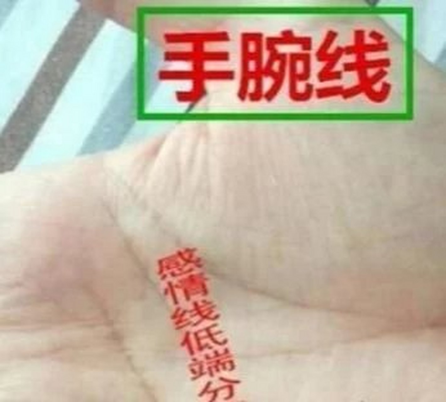手腕线二条:相对于1条手腕线来说,运势见强,财运见好,小有成就.