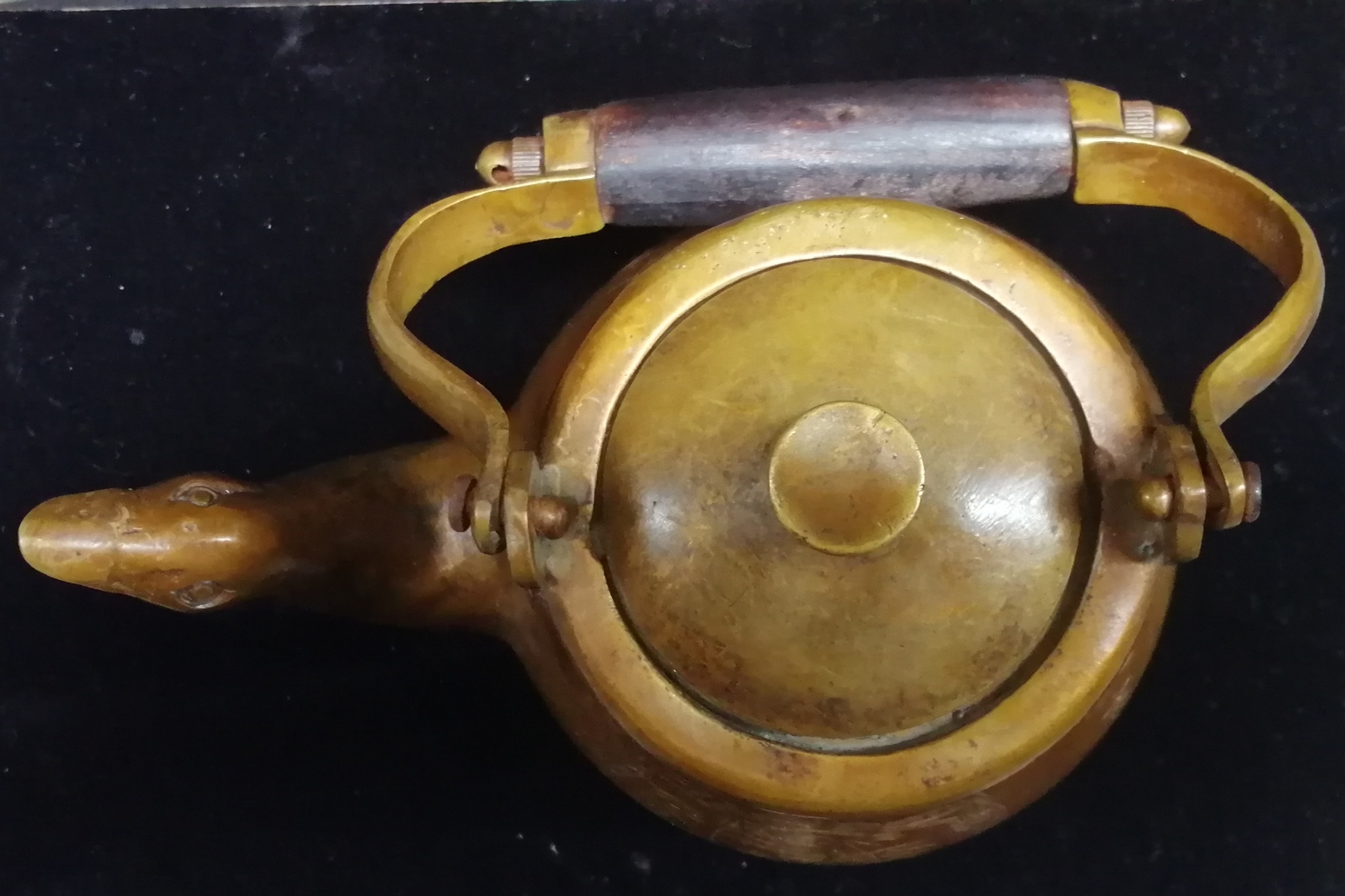 紫铜提梁壶(民国)