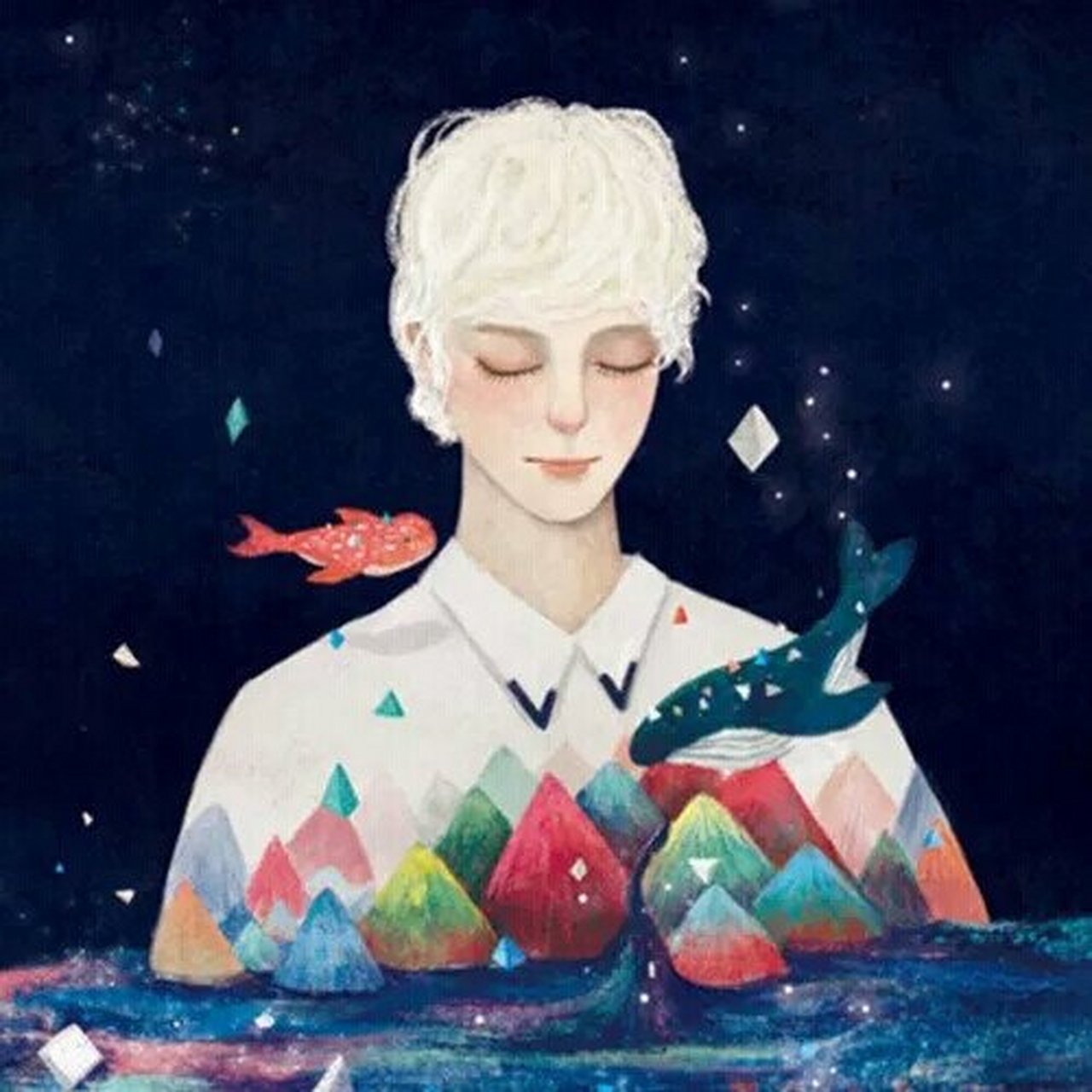 合上双眼,世界就与我无关.  —— 顾城《生命幻想曲》