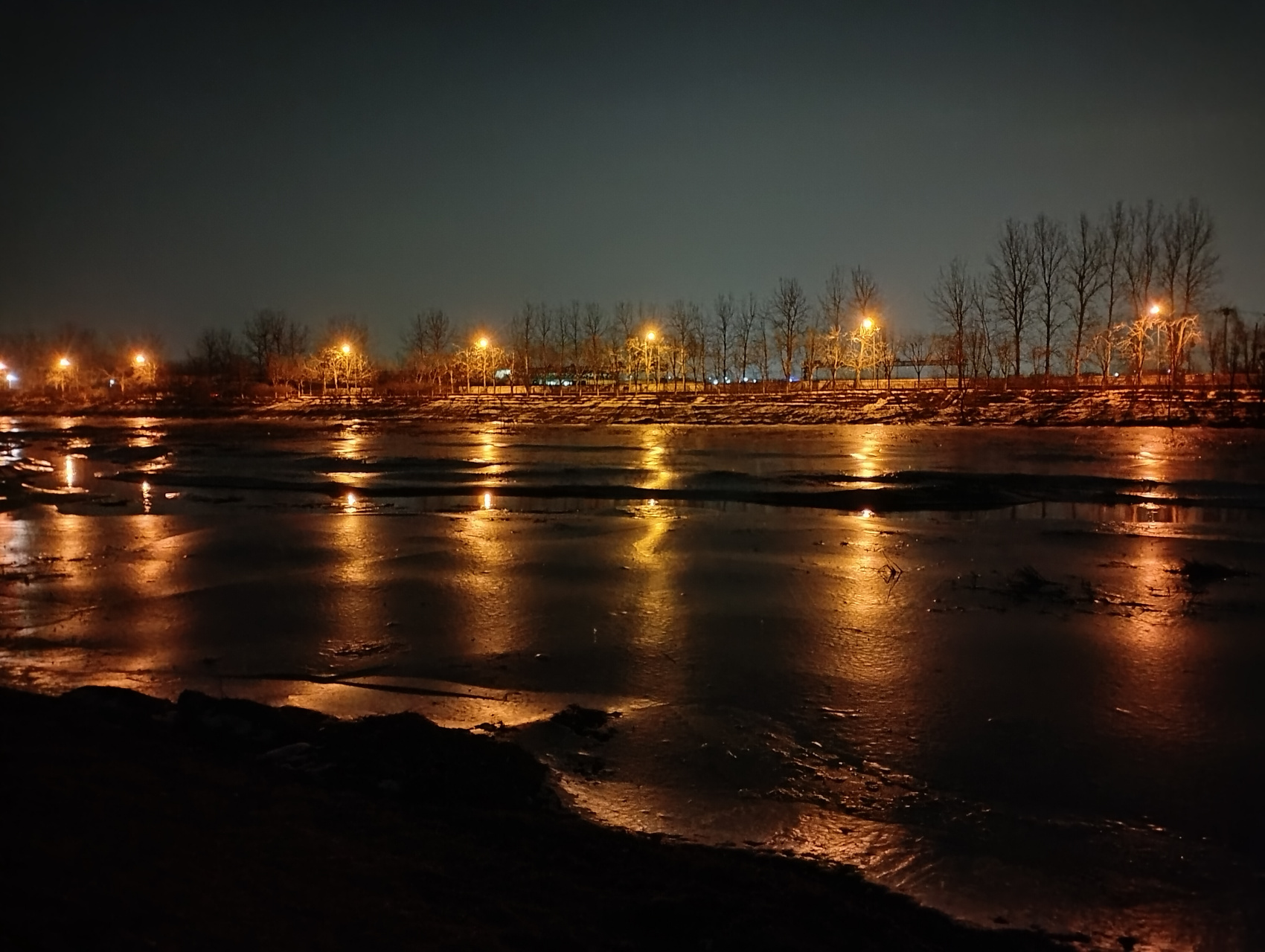 夜色灯光
