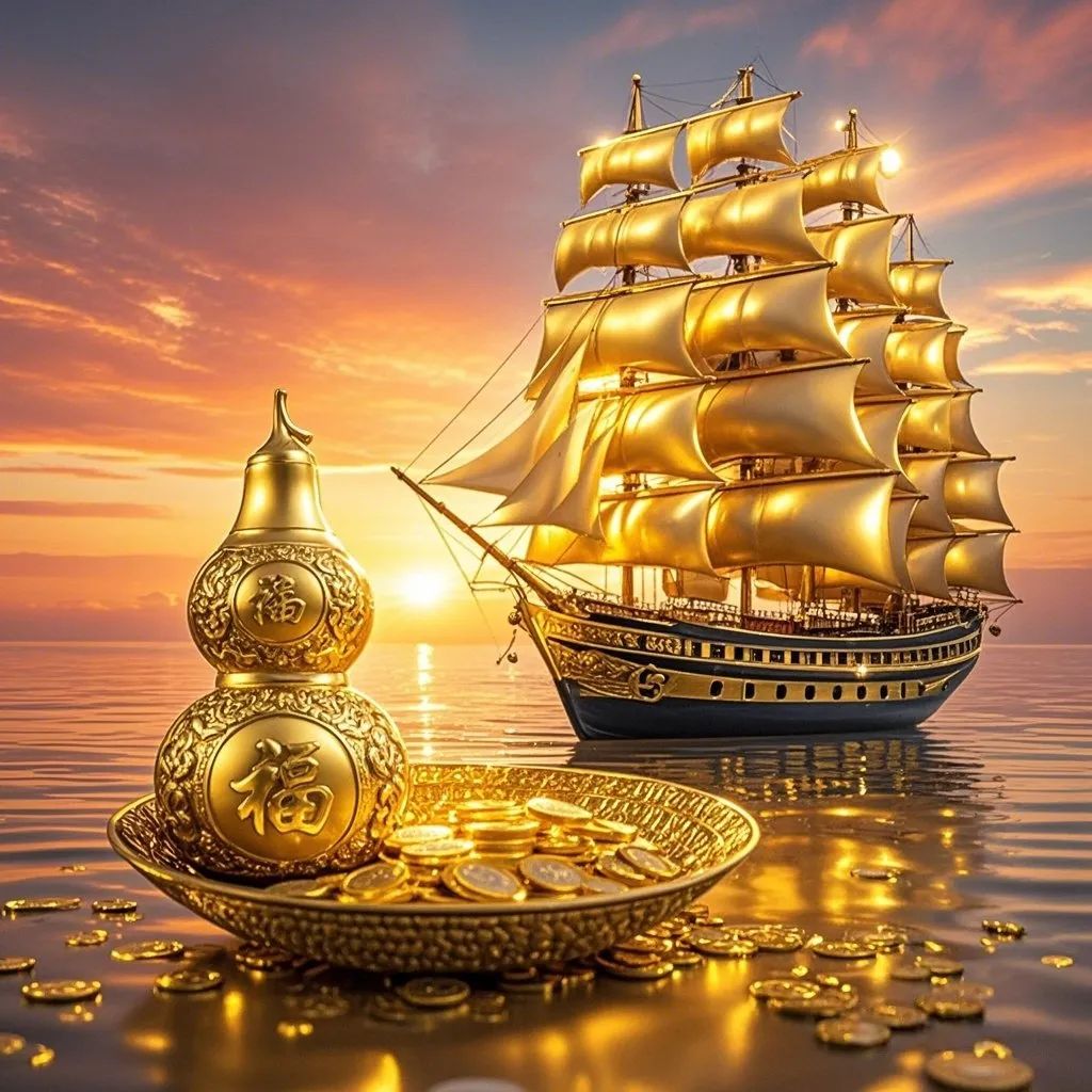 发财转运头像～ 一帆风顺,福禄生财,财源滚滚