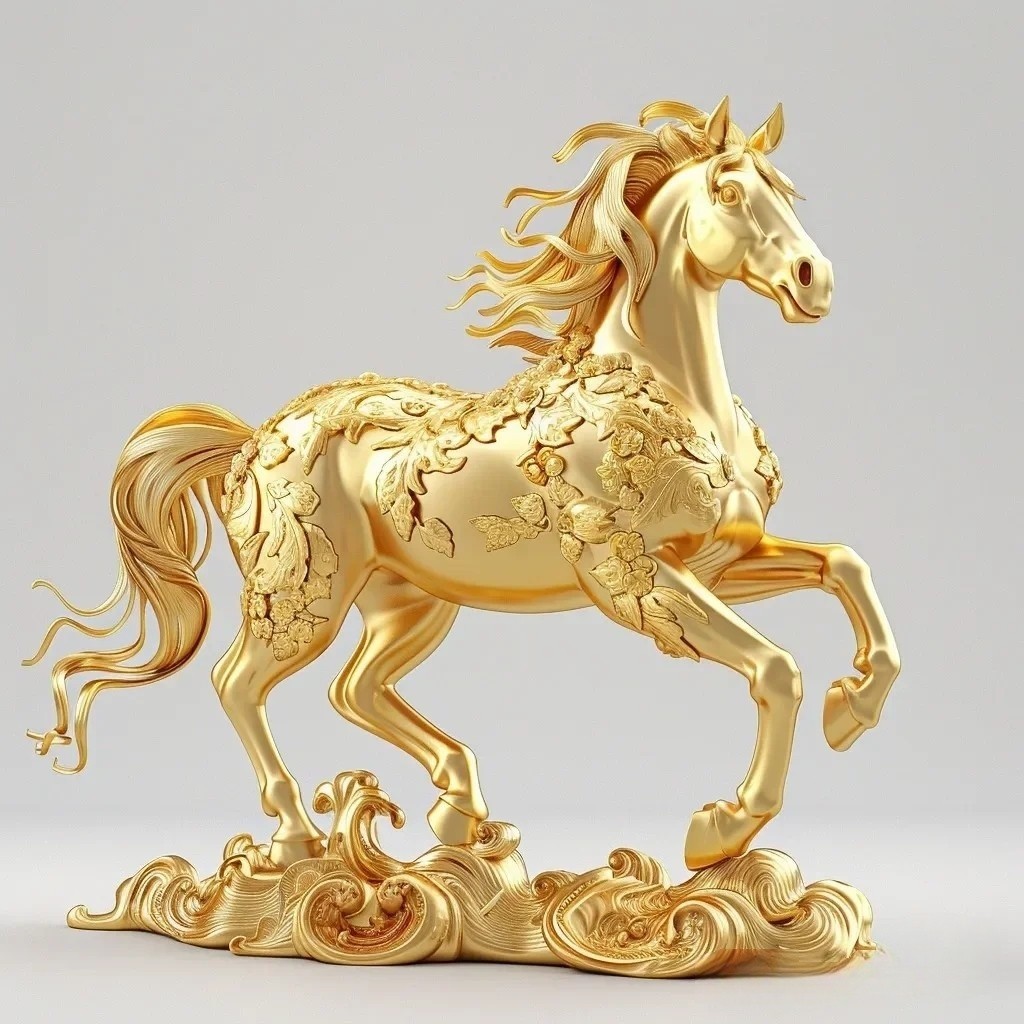 动态连更挑战#  金马当先   马上有钱