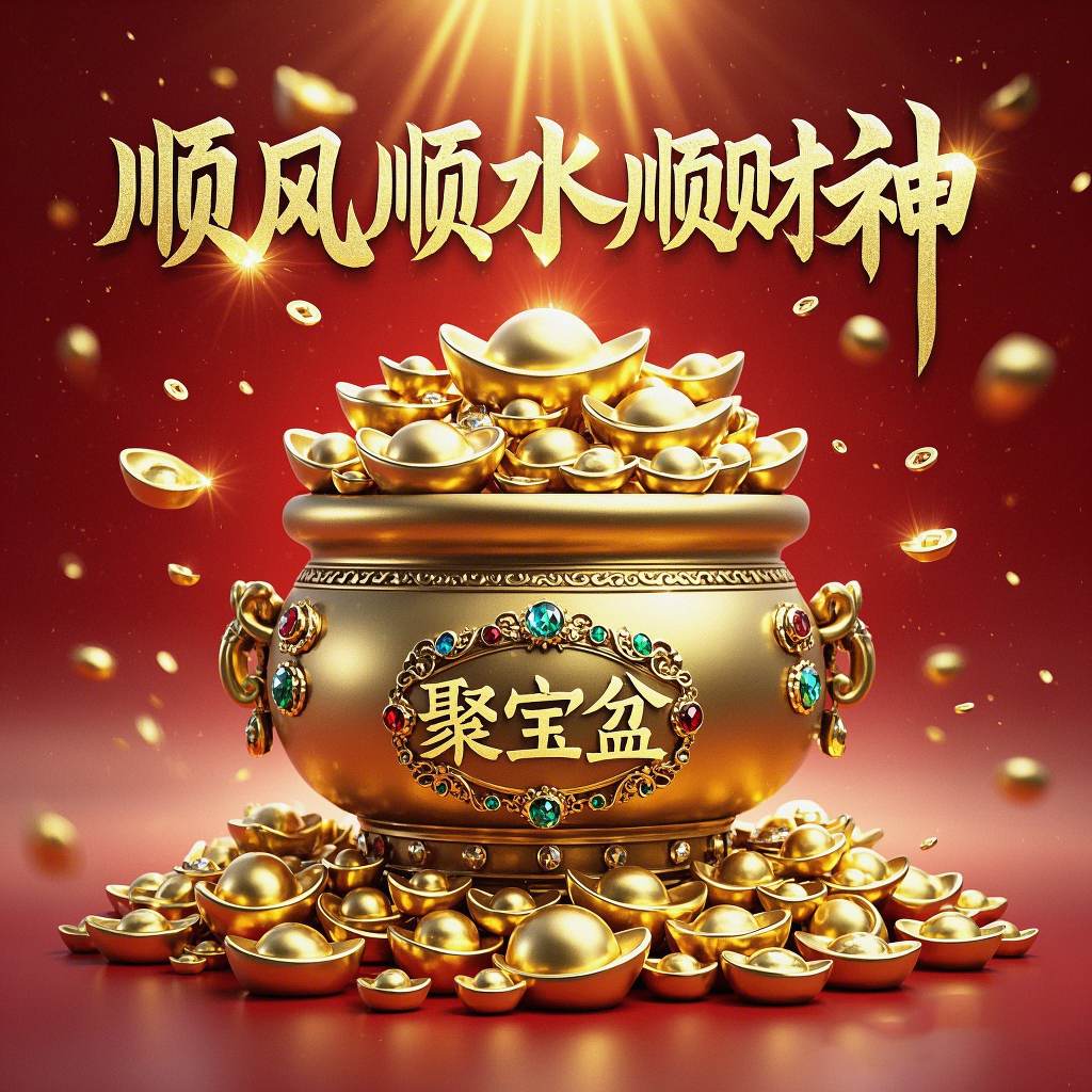 财源广进日日兴, 顺风顺水顺财神