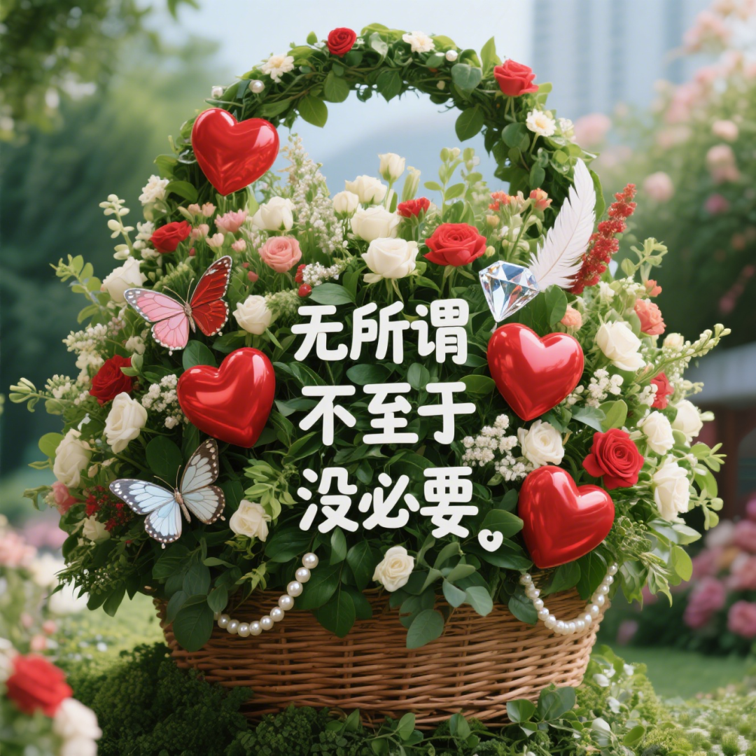 在这个充满爱的花园里,每一朵花都