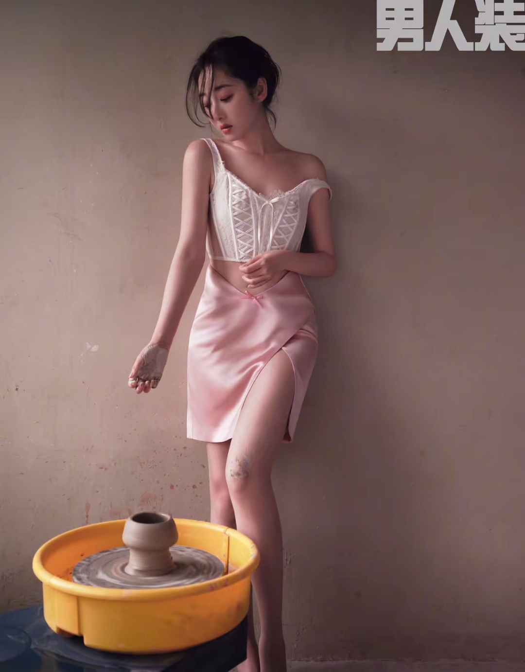 蒋梦婕男人装写真