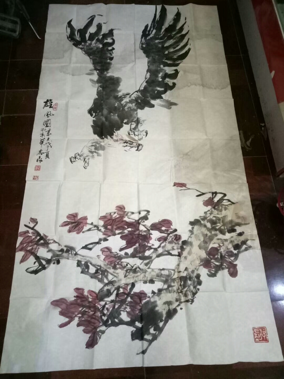 中国美协会员乔森作品(6尺宣鹰)[鲜花][鲜花][鲜花]