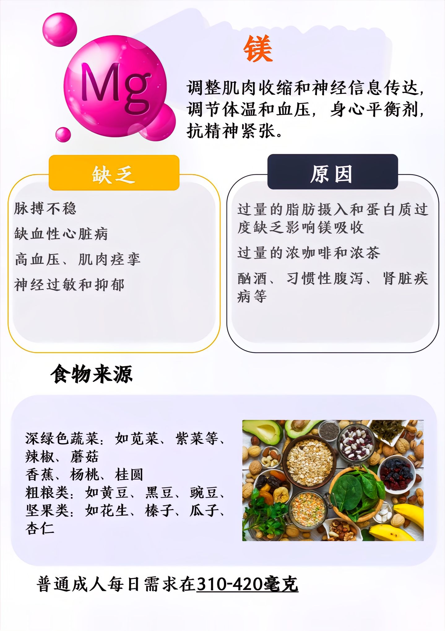 也是人体所必需的重要矿物质,它们在人体中发挥着多种重要的生理功能