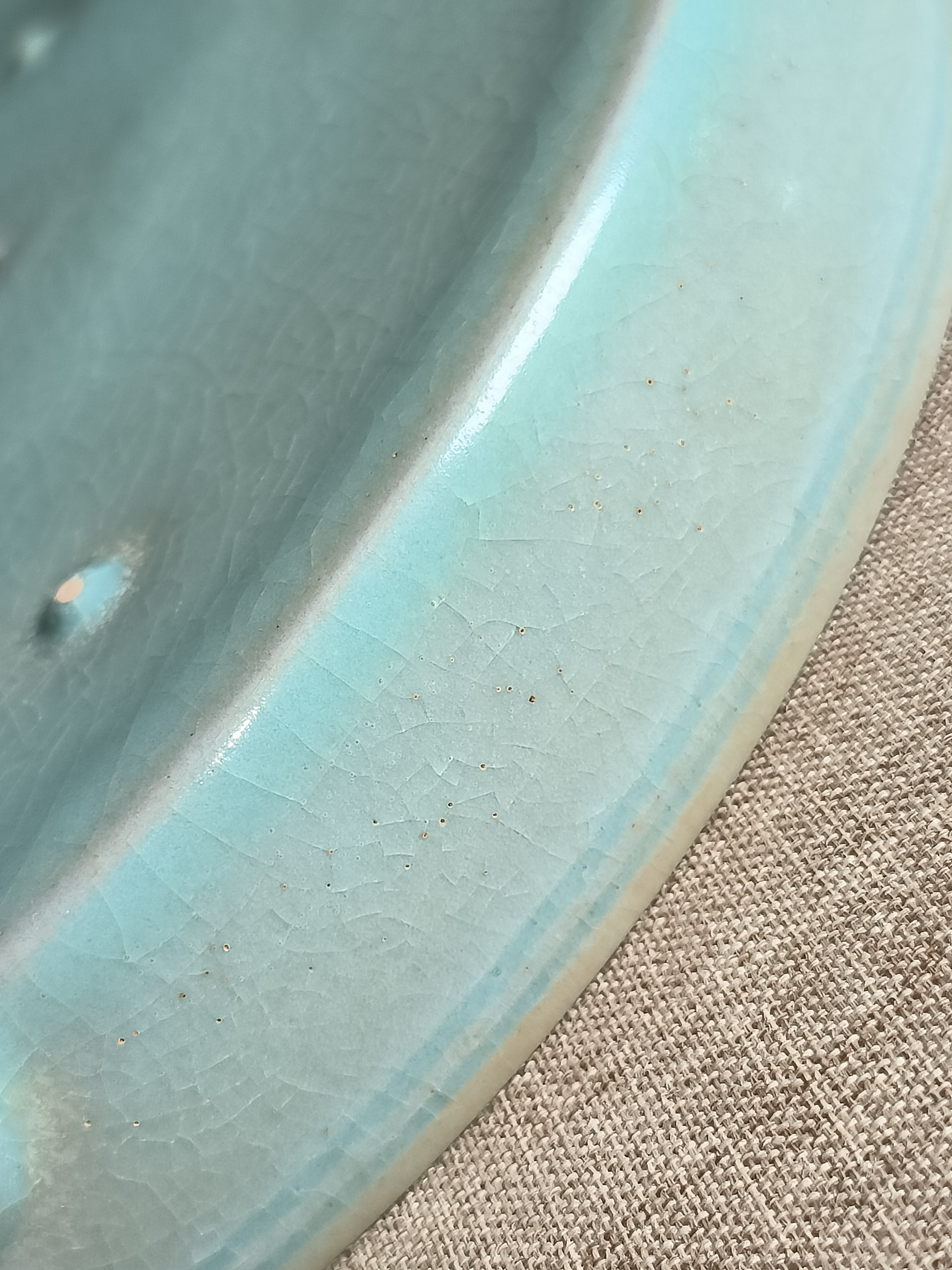 北宋陶瓷之美,千年老化痕迹,如梦如幻釉色变化.