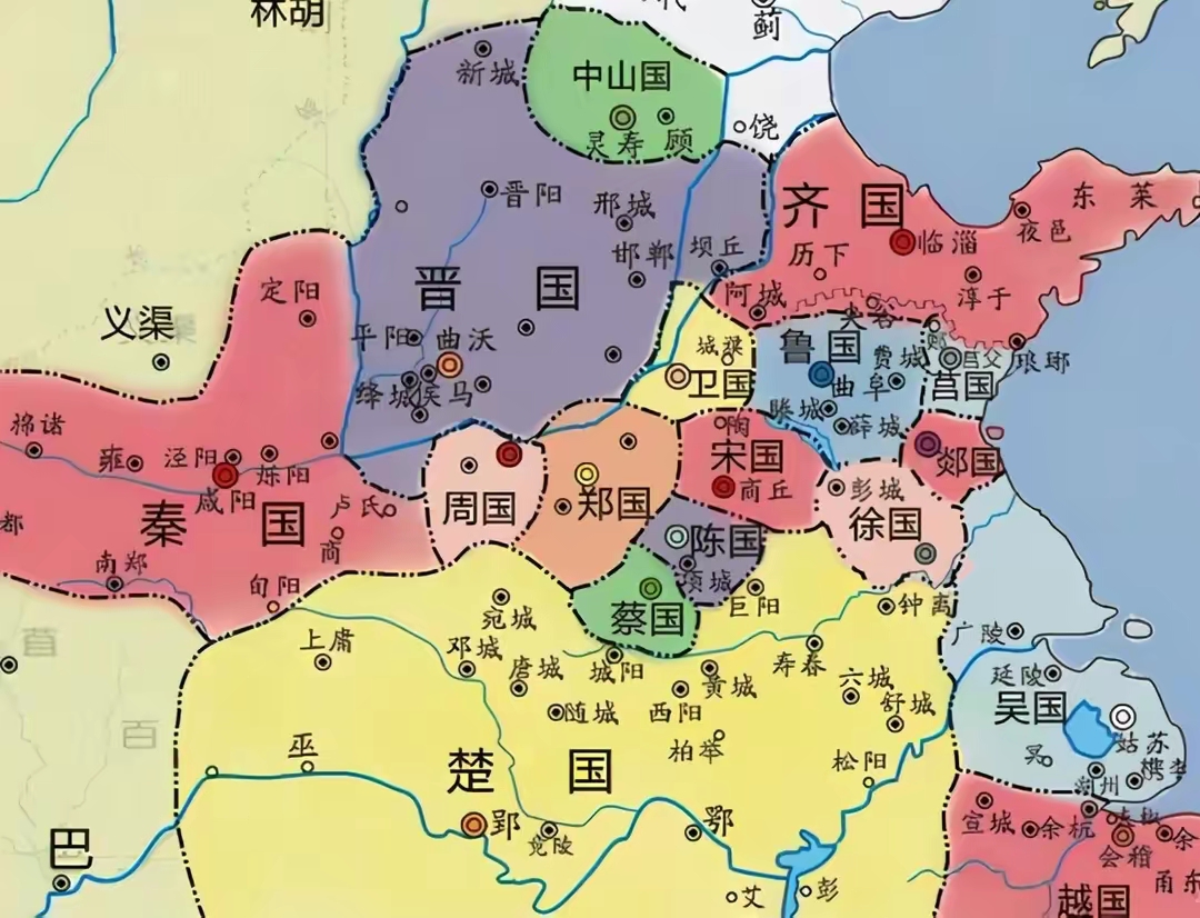 郯国地图  郯