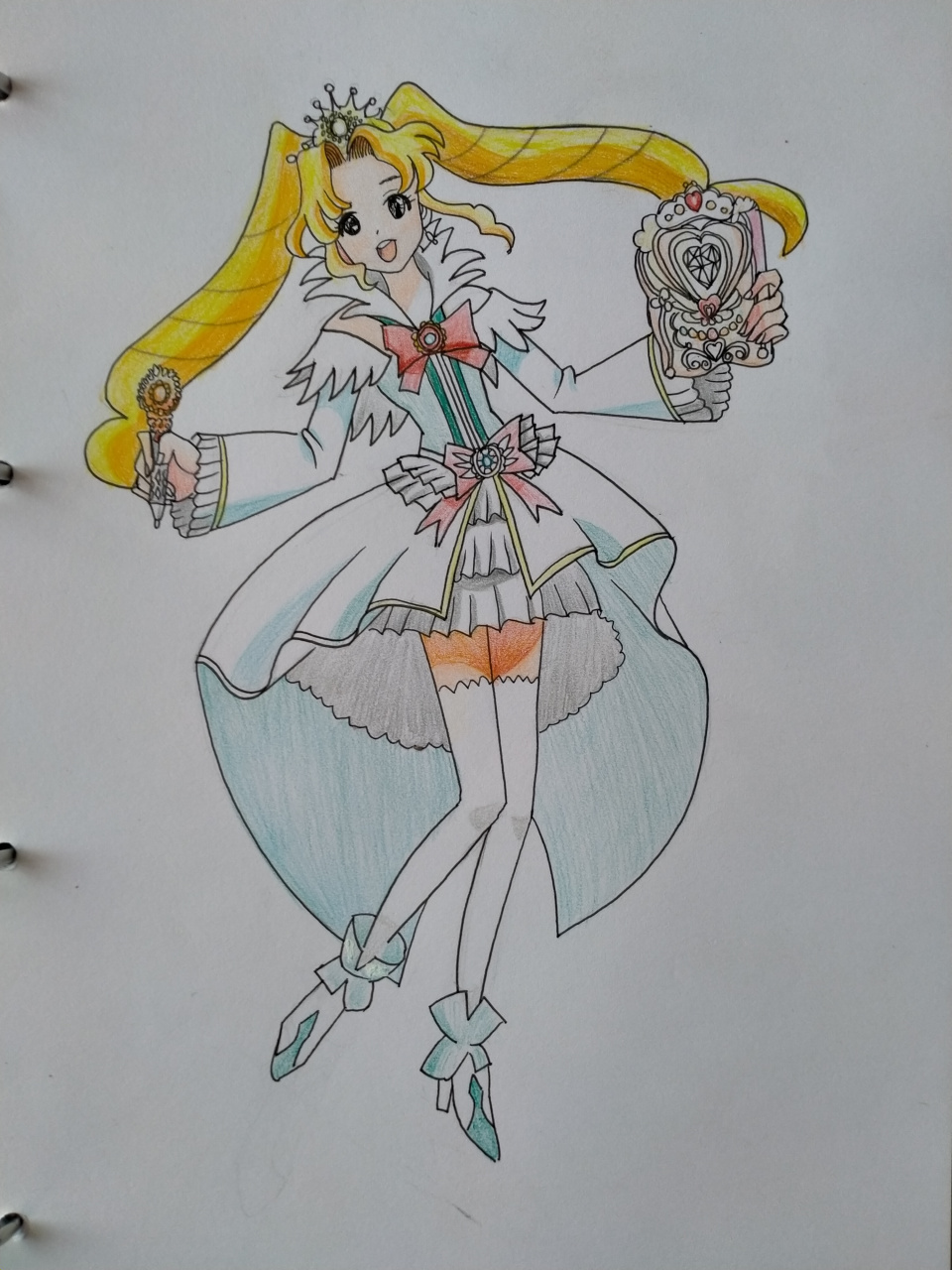 最爱彩俐公主,她说彩俐的衣服美丽极了!