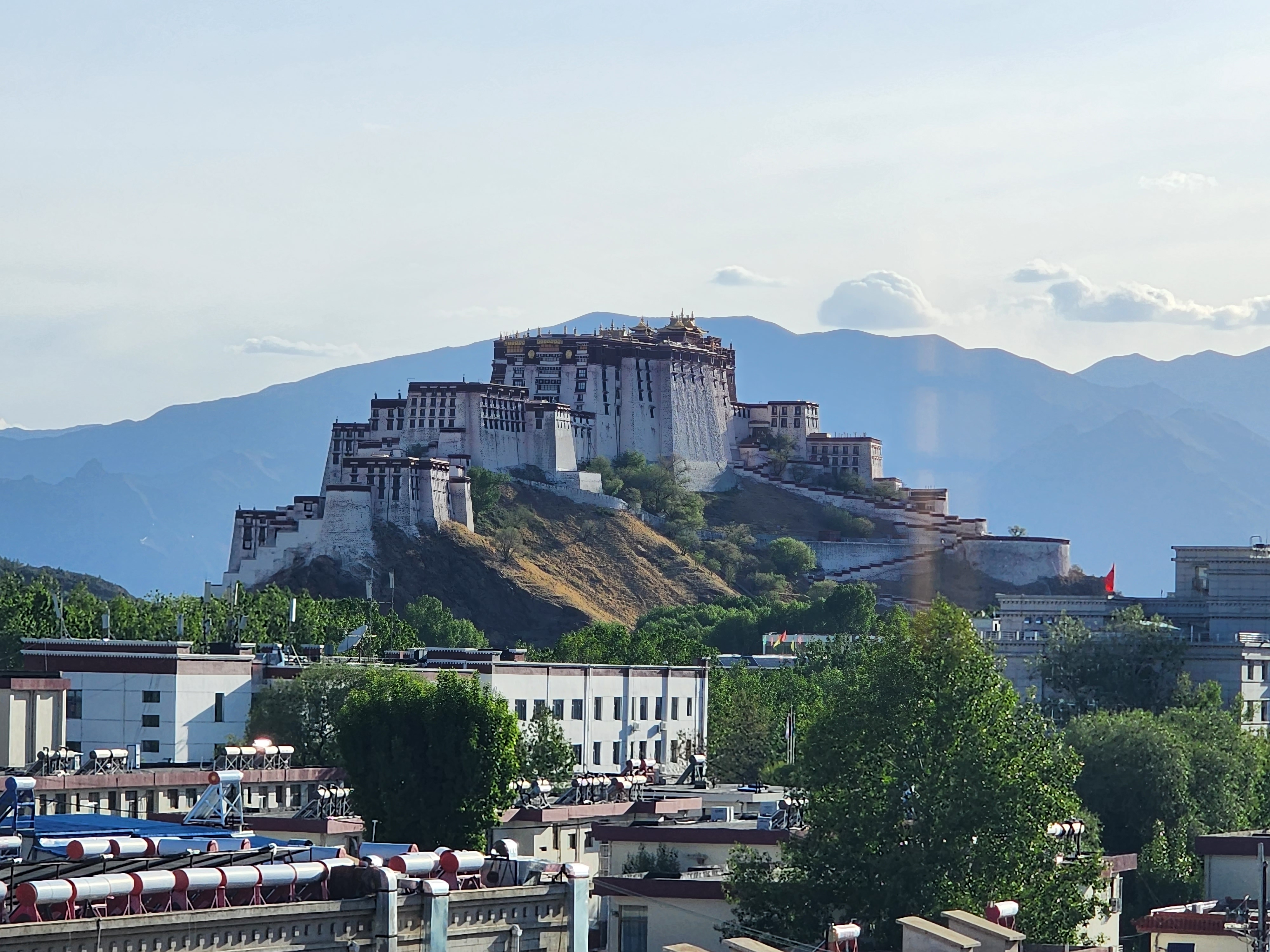 布达拉宫屋顶图片图片