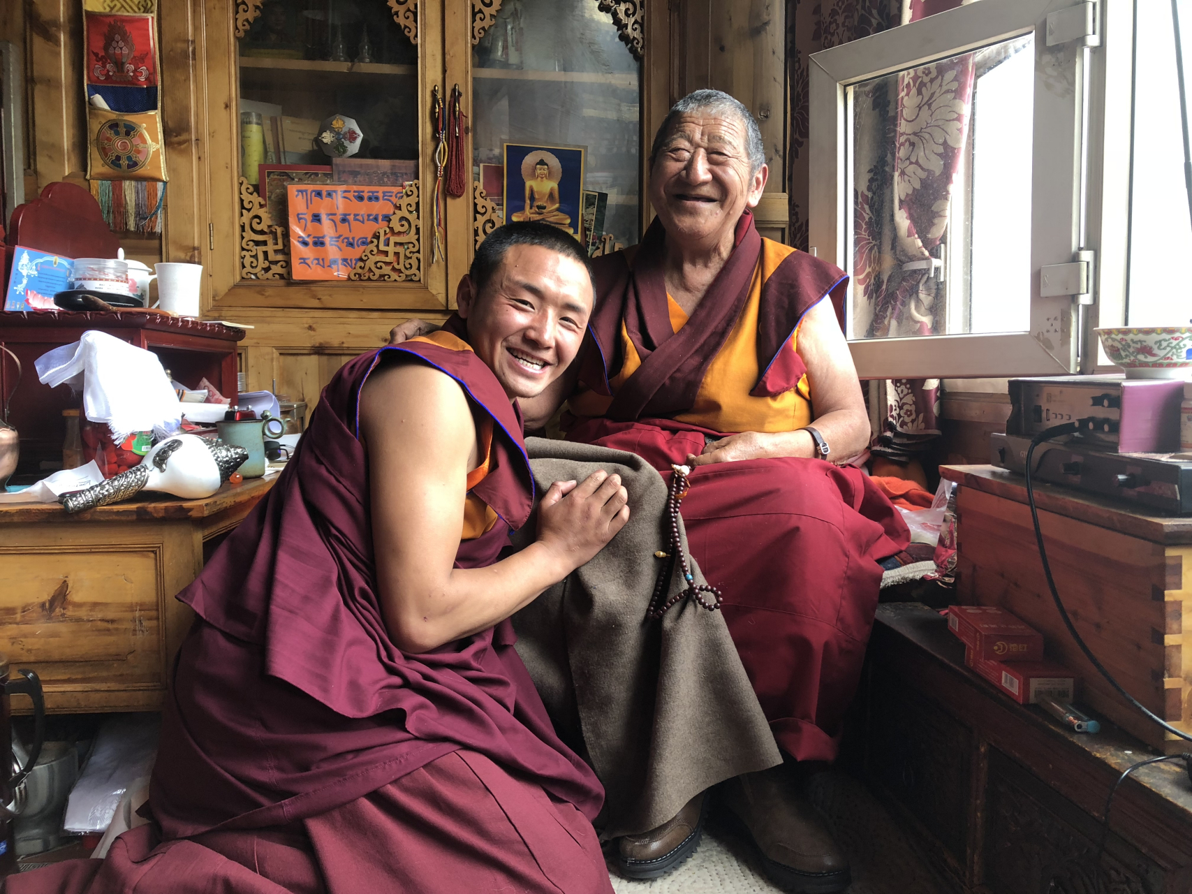 藏哇寺第七世阿旺所南华丹丘黎南嘉活佛金刚手菩萨转世阿旺班玛求真