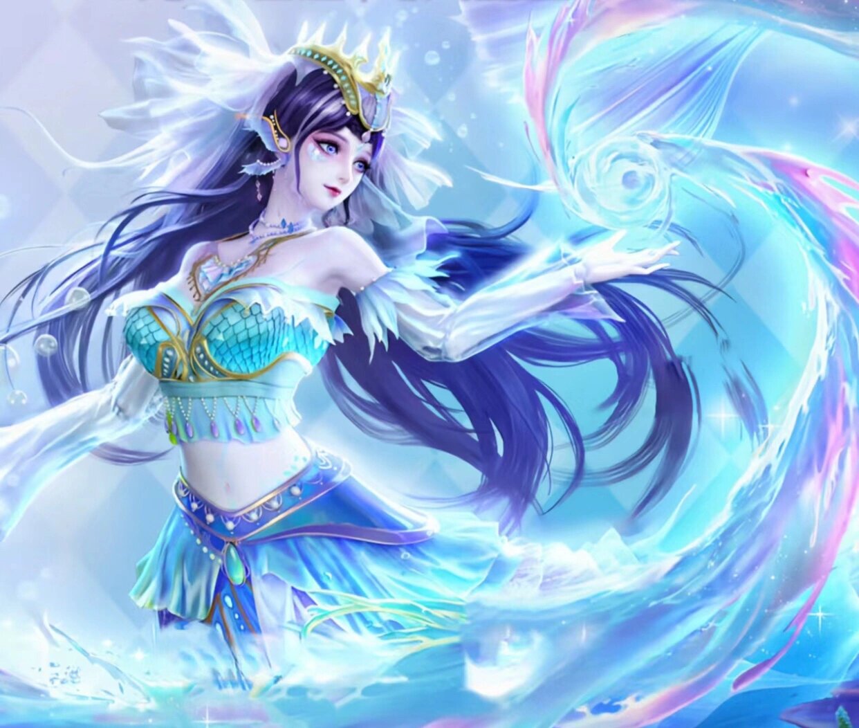 海公主海颜美图,哇,女神啊