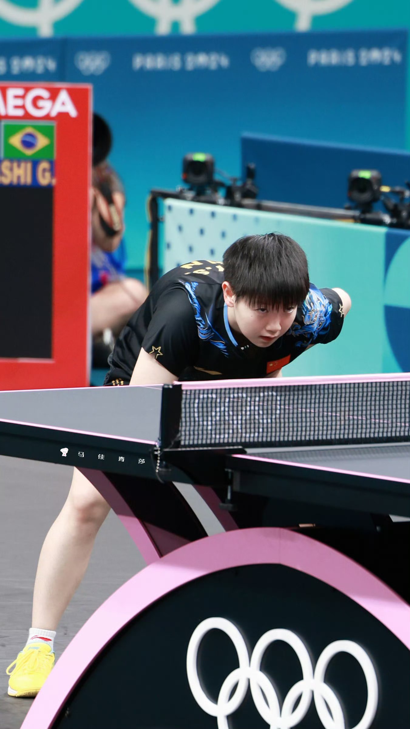 巴黎奥运会上的孙颖莎,各种表情包呼之欲出,这脸绝对q弹哈!