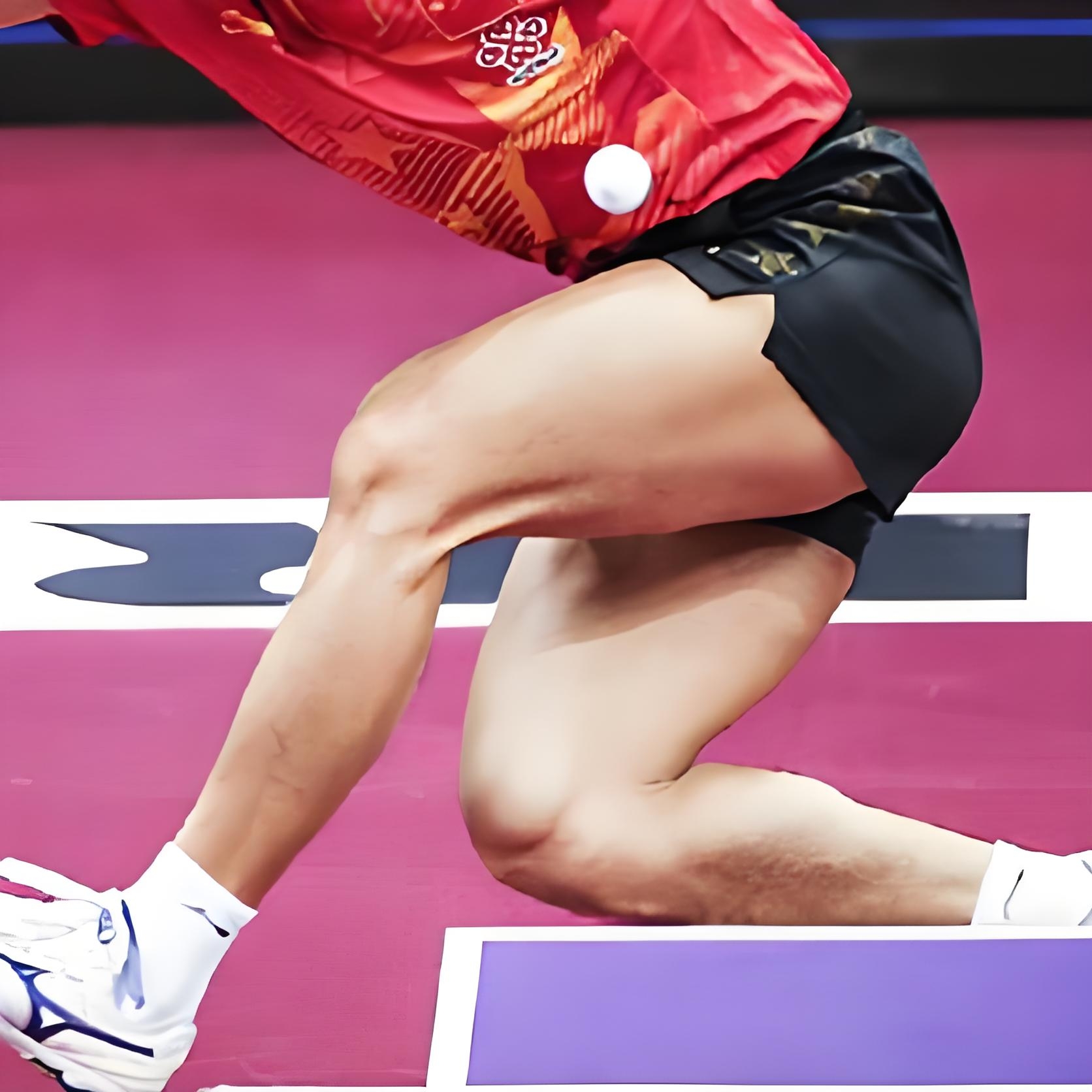 你知道张继科的外号为什么叫"藏獒"吗?看看这大腿肌肉线条就知道了!