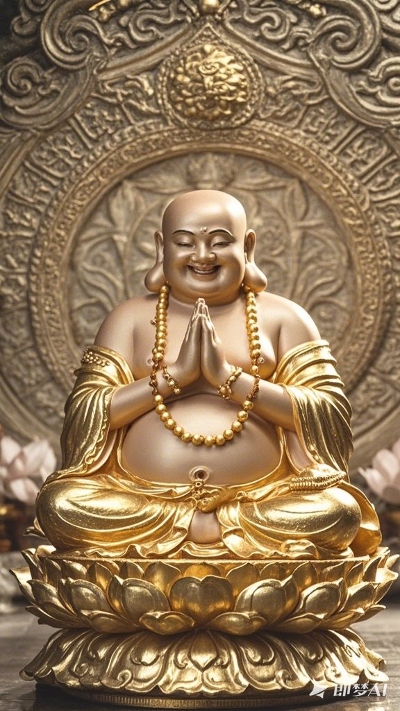 嘿,看这金灿灿的笑脸佛,保你笑口常开,好运连连!#2024我的年度大事记