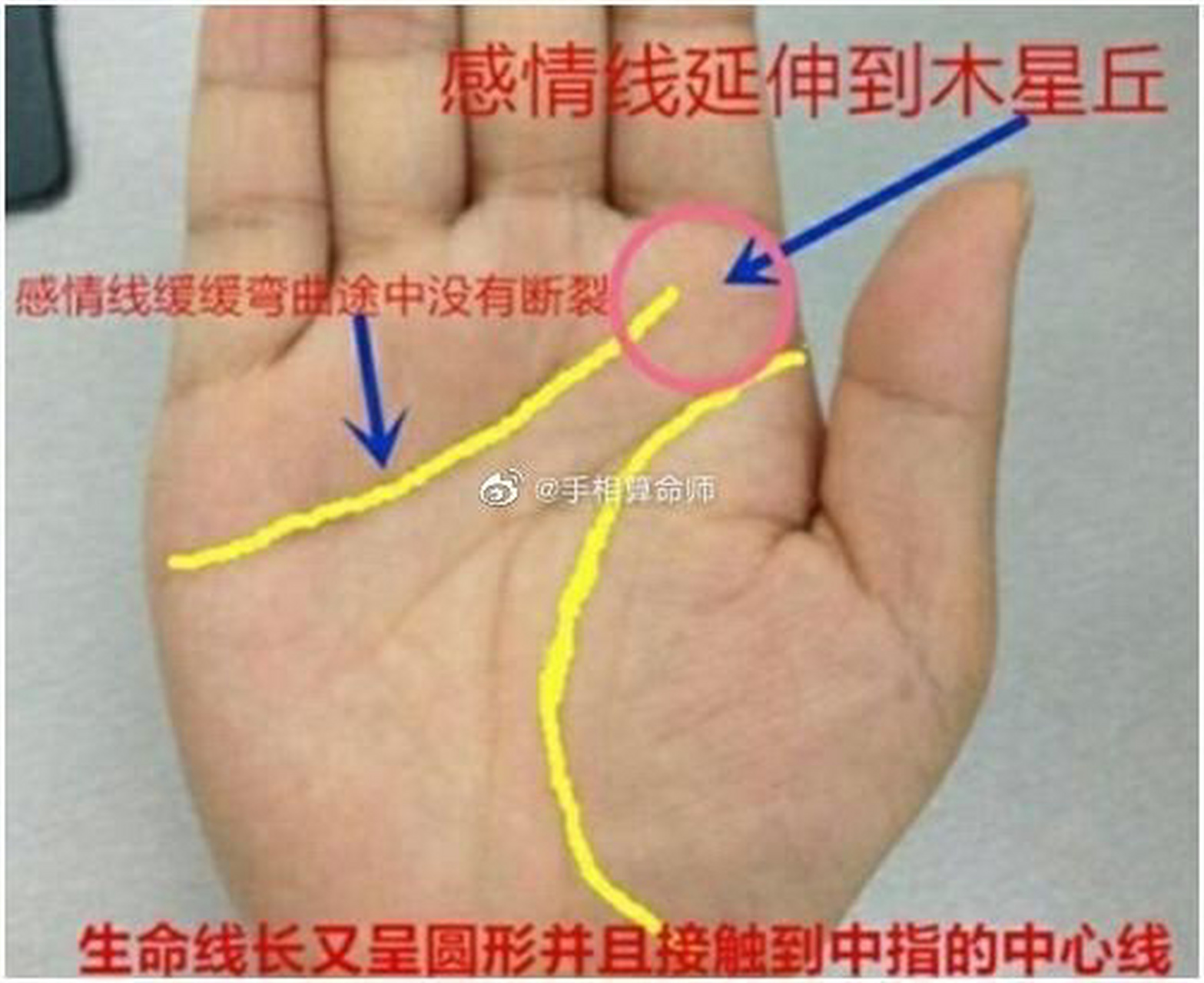 手相算命中事业线深长的人:有这种手相的人在求财方面有很大的能力