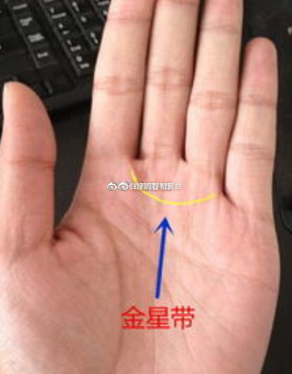 感情线上有金星带的人出轨的机率很高,假如感情线与金星带皆呈锁链状