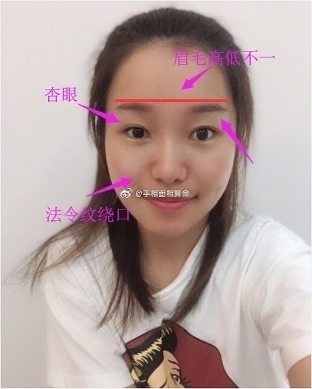 手相面相算命[超话]#从面相来看,缘主的杏眼是公认的美人眼,虽然没有