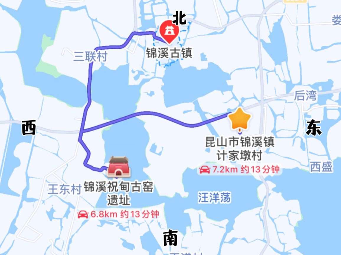 昆山市锦溪镇地图图片