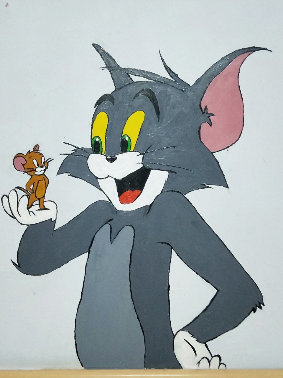 汤姆和杰瑞·墙体彩绘