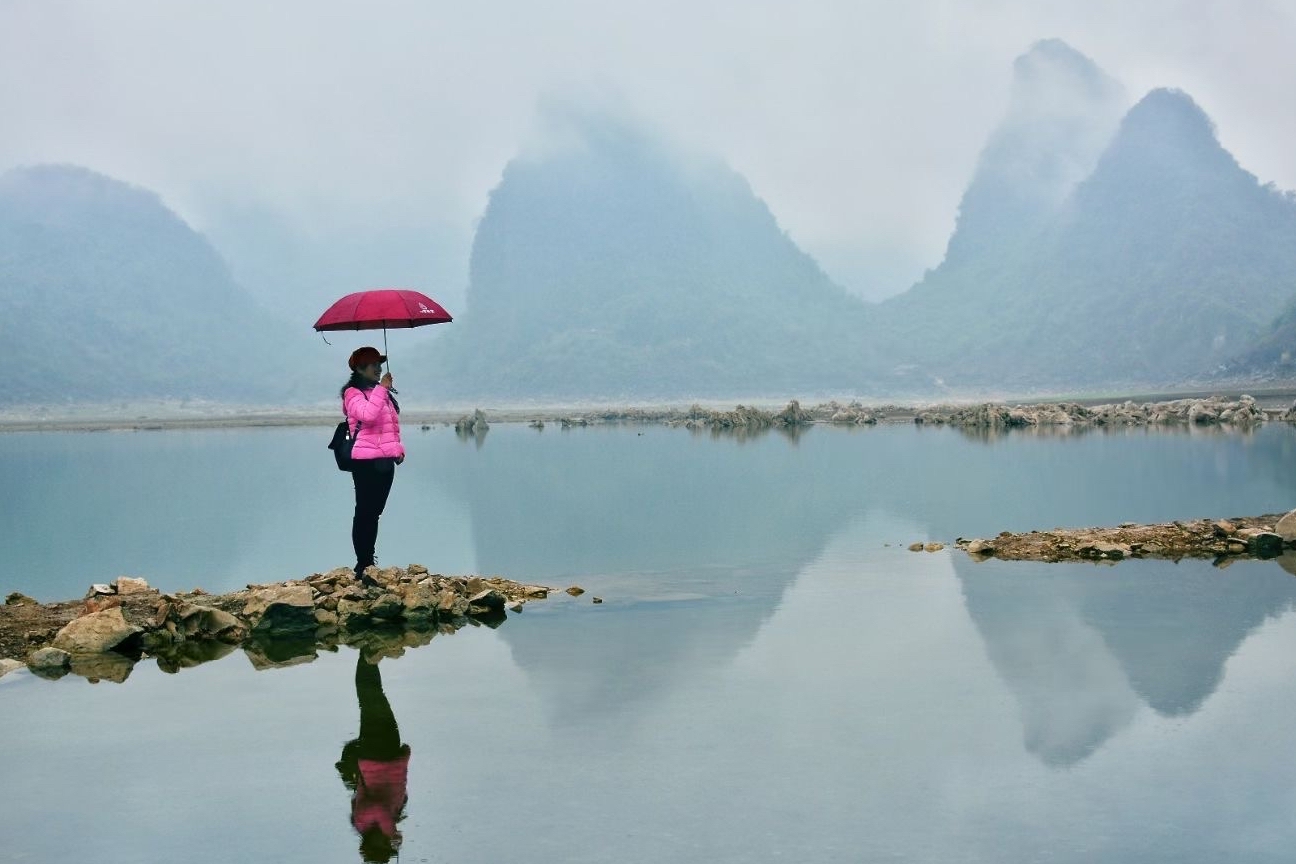 美女山水库图片