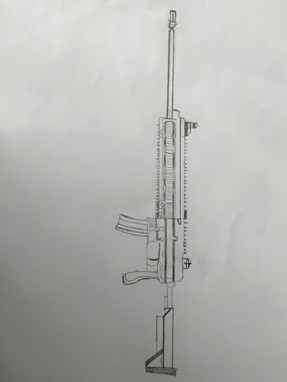 m416铅笔画