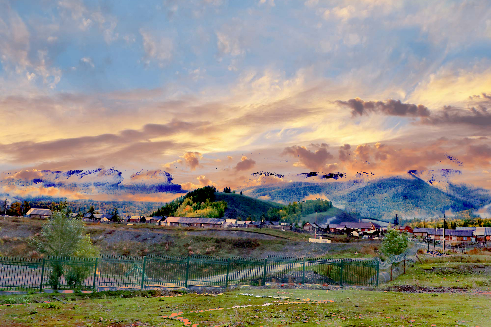 喀纳斯白哈巴村.