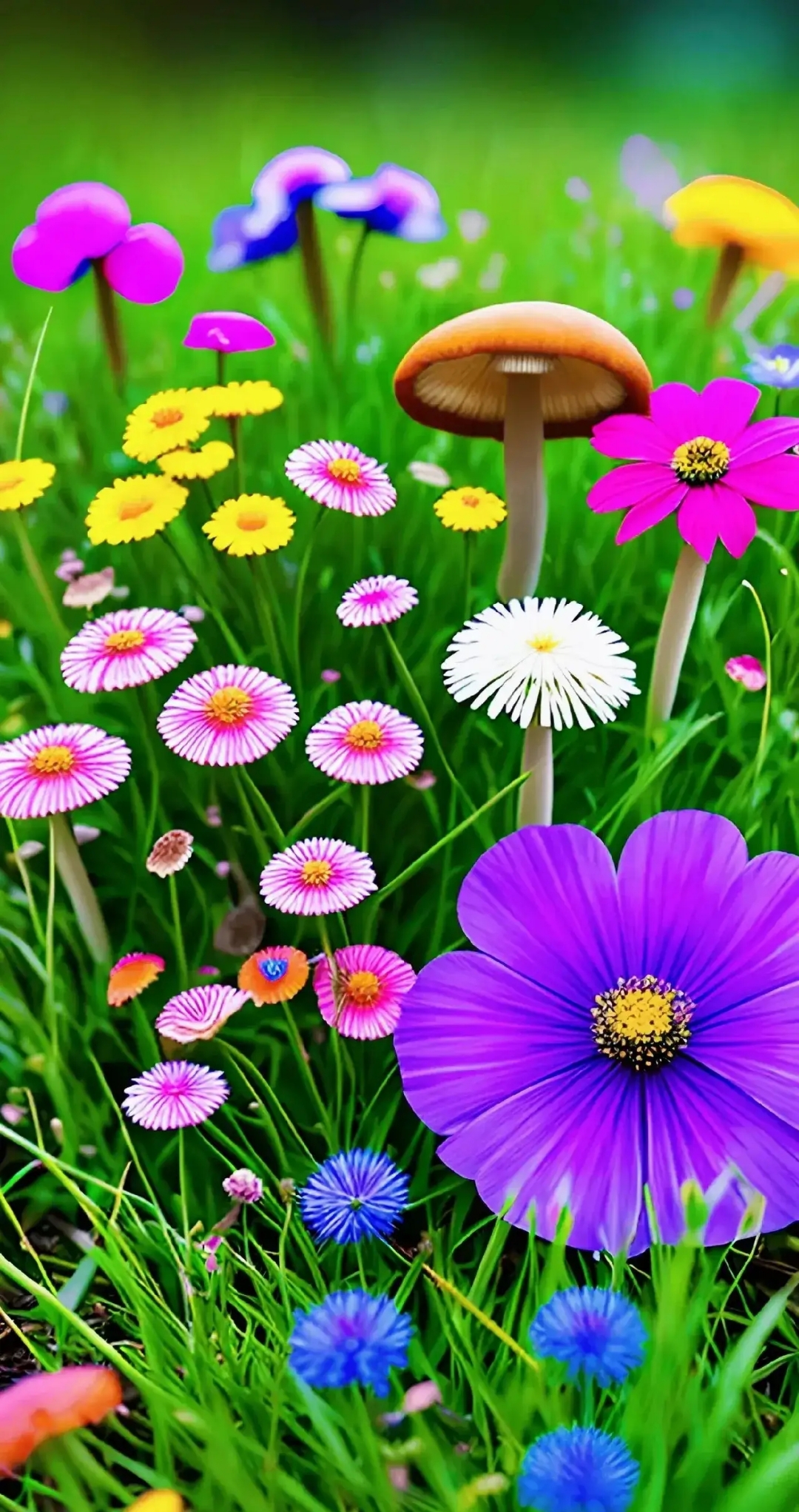 花香馥郁馨满园 色彩缤纷艳丽鲜 人间四月芳菲艳 斑斓美丽灿烂漫