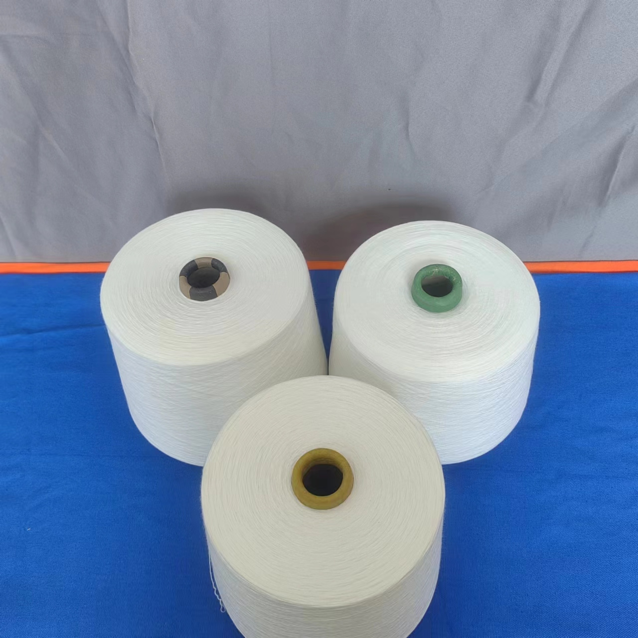 再生涤棉混纺纱,出口标准,可提供grs证书及吊牌