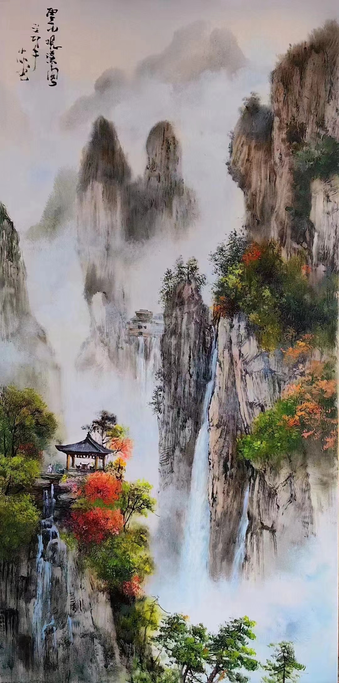 亚麻布水墨画家冯少帅老师精品油画作品欣赏支持定制  吴冠中嫡传弟子