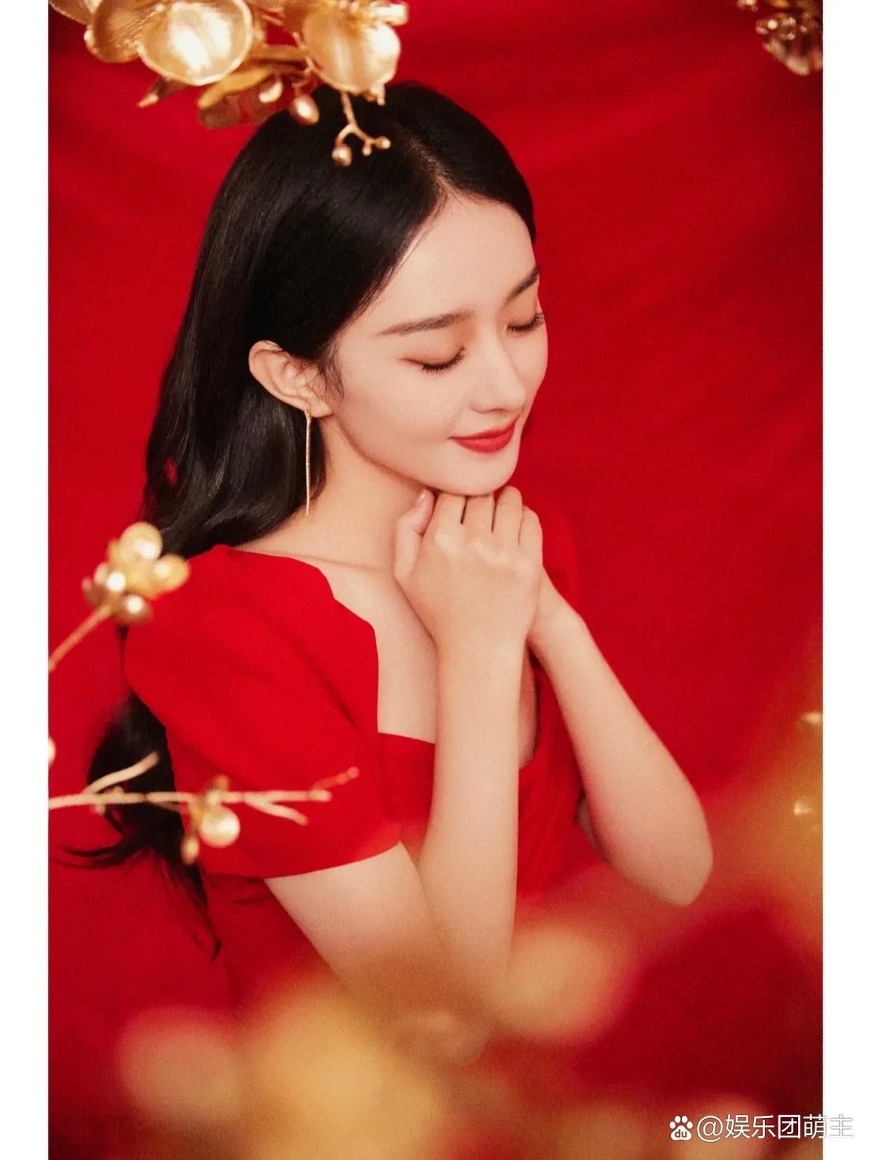 赵丽颖给大家拜年啦