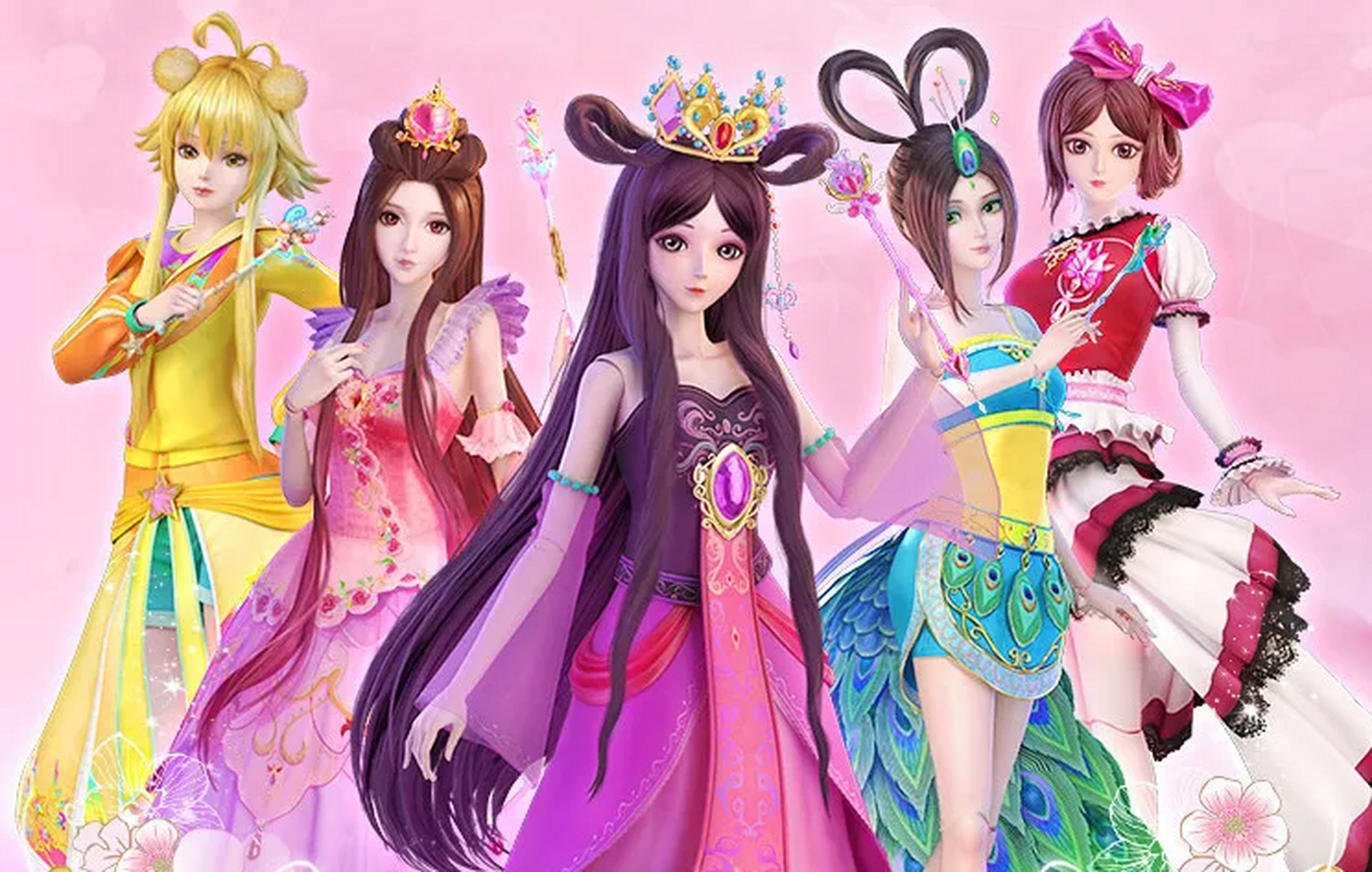 叶罗丽精灵梦壁纸丨闪亮的心灵,美丽的光, 一闪一闪照亮世间邪恶