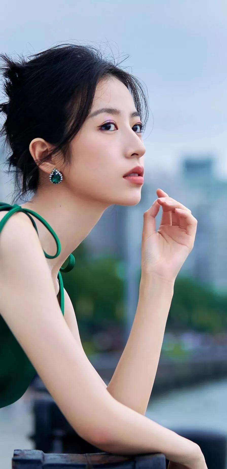 07070778周雨彤夏日美照,侧脸轮廓杀92,好美好清新,91