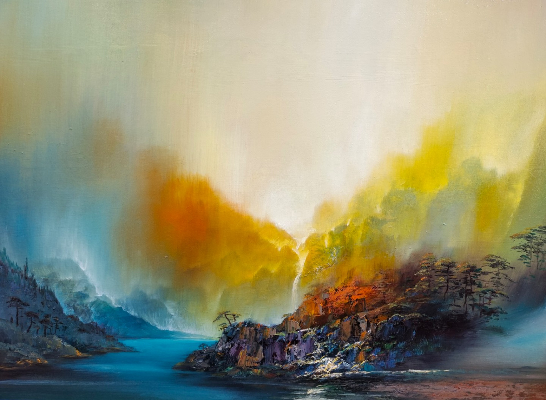 河南省美协理事贺一珉老师意象油画系列