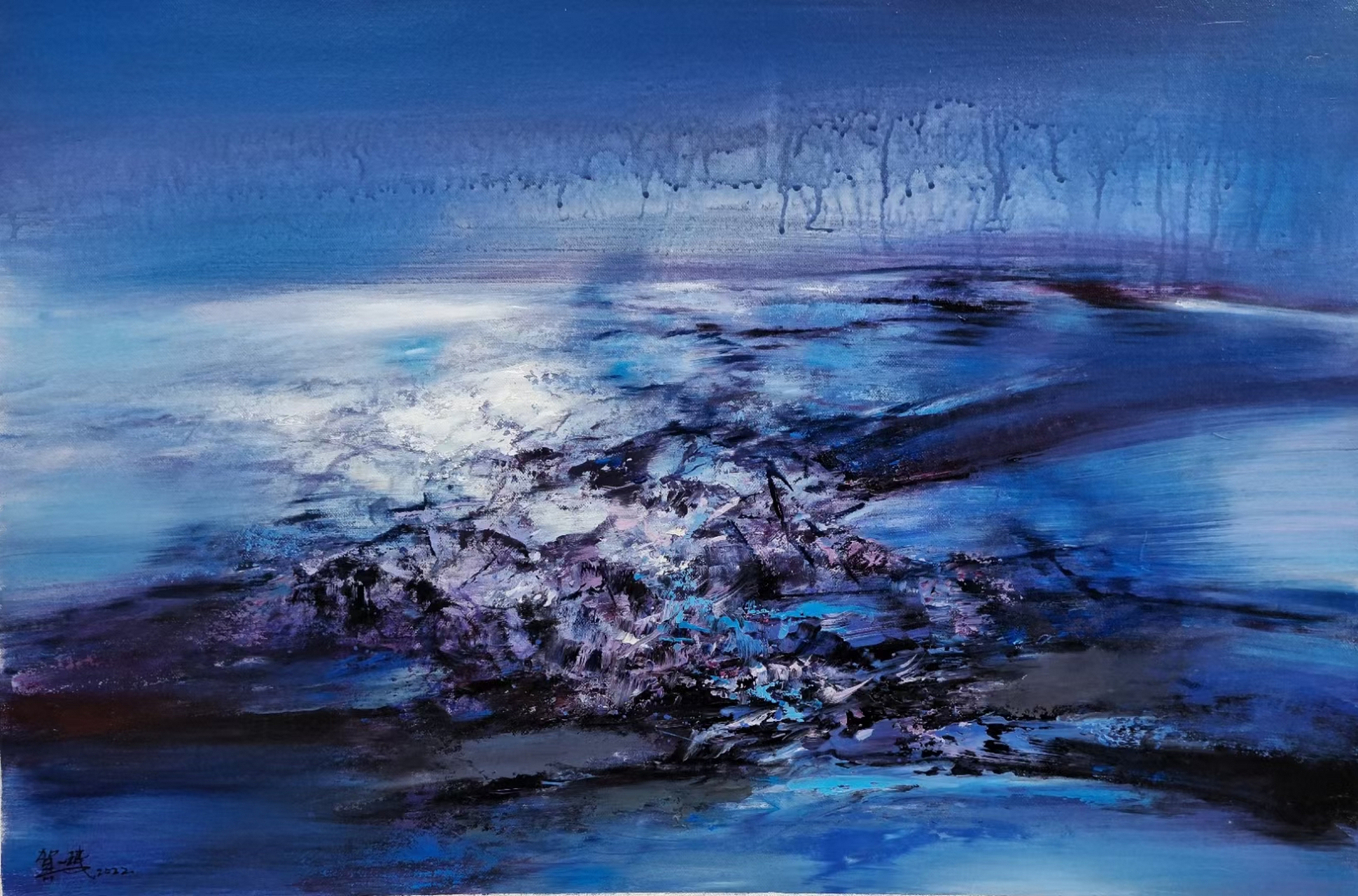 意象油画家 河南省美协理事贺一珉意象油画系列  绘画不是自然的描摹