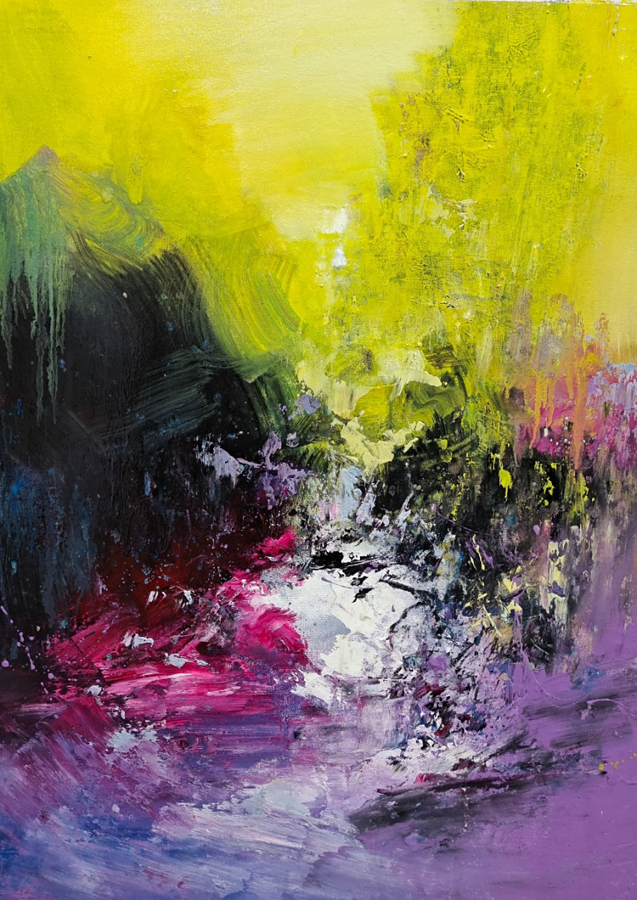 河南省美协理事贺一珉老师意象油画系列