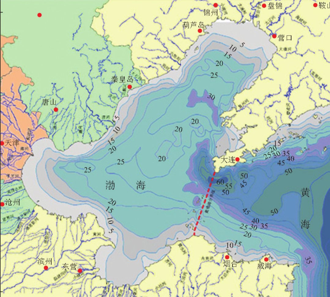 渤海面积图片