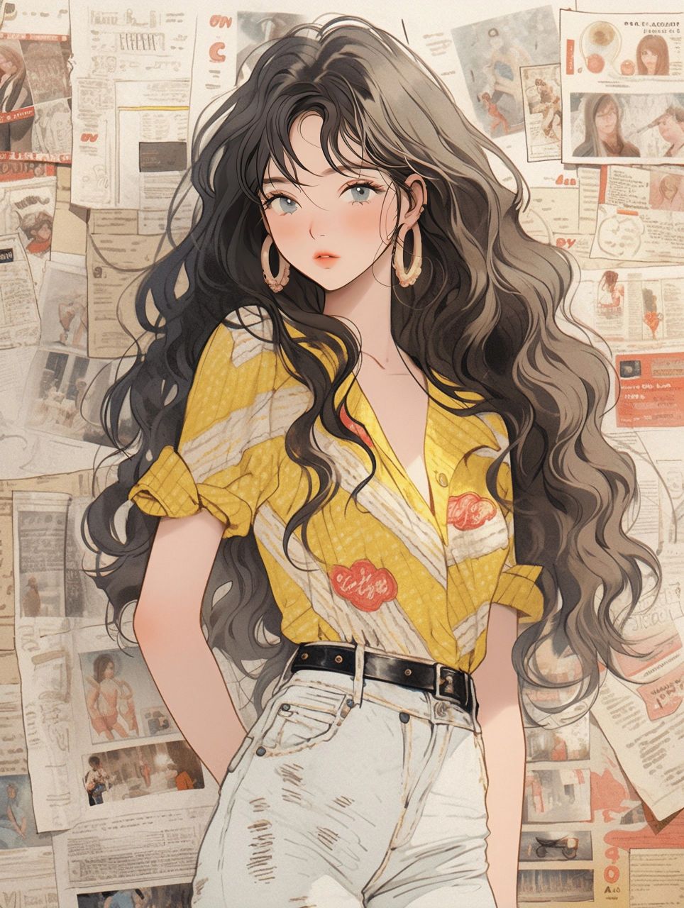 热爱ai生活季# 港风复古女孩