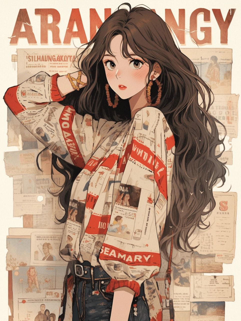 热爱ai生活季# 港风复古女孩