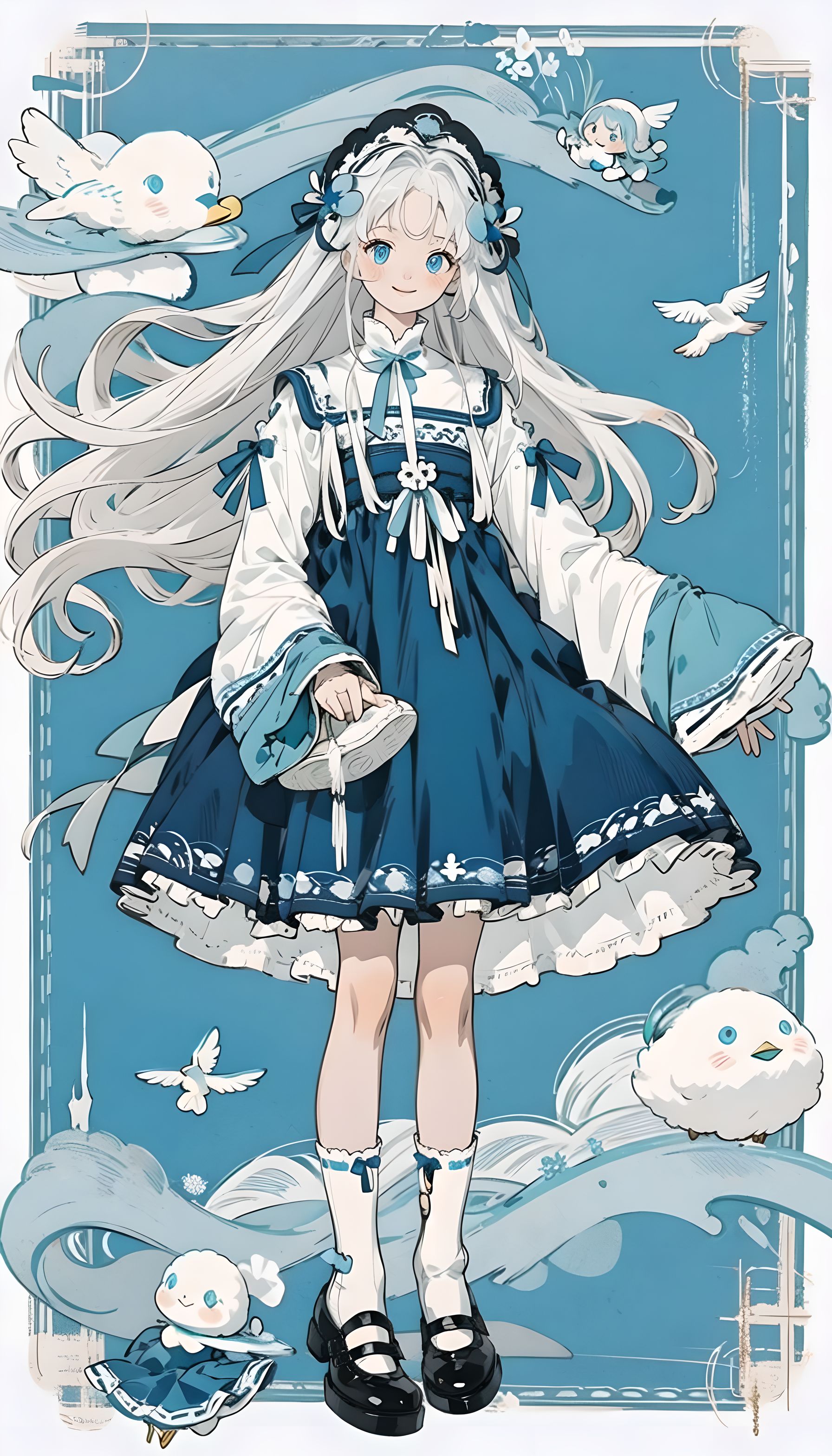 二次元美图# 穿洛丽塔的女孩