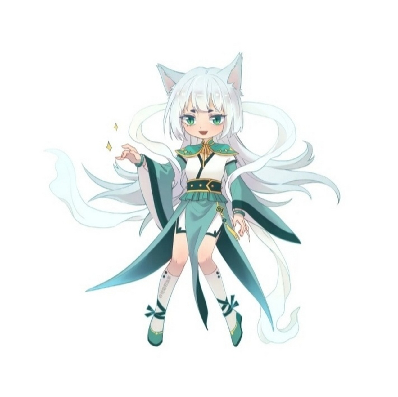 猫小九和猫白灵 这是喜马拉雅广播剧《猫小九历险记》的两位主角一一