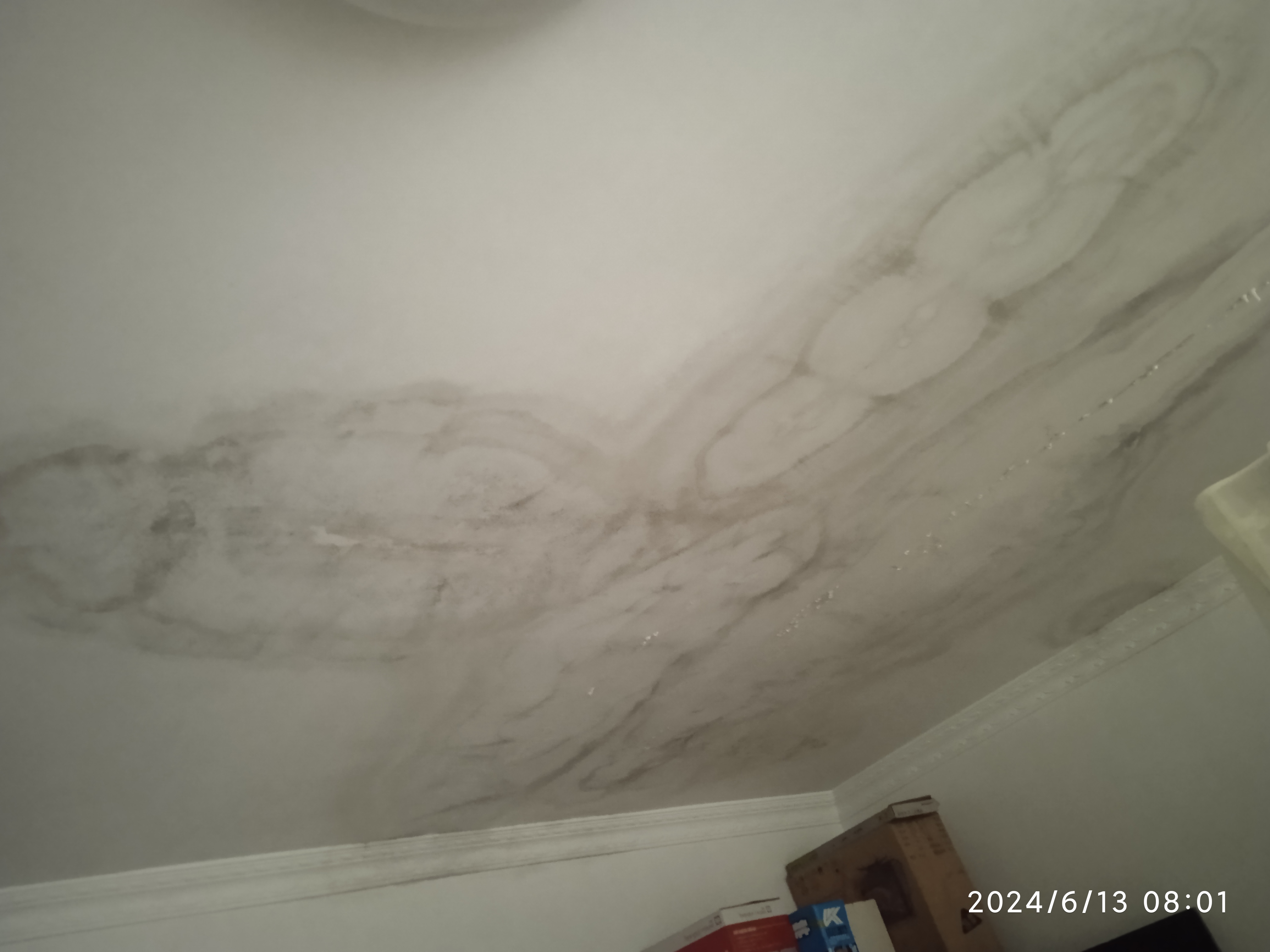中山市的盈彩美地,房屋整体都渗水漏水非常严重,前期物业信盈物业说过