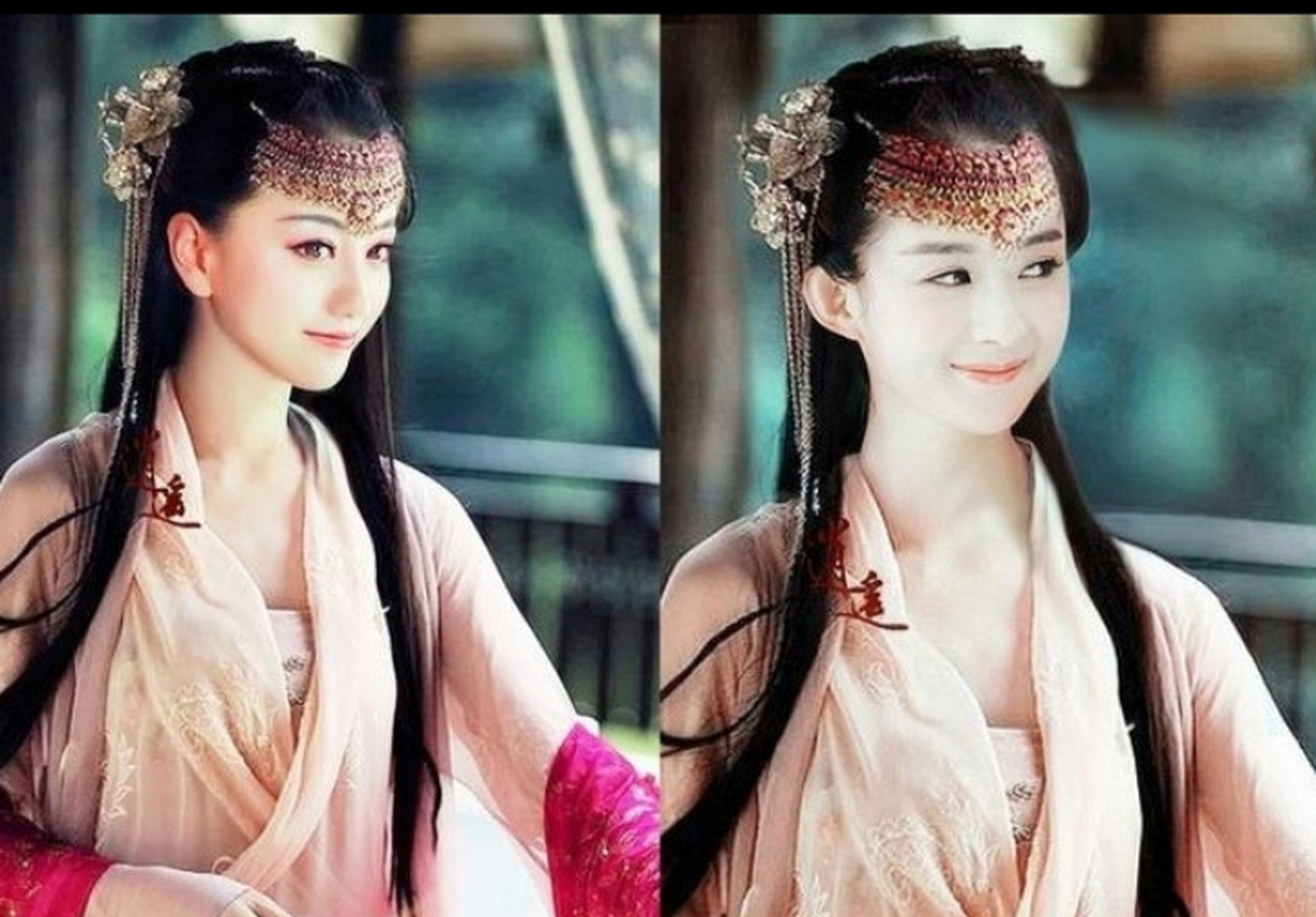 杨蓉真的很美,和赵丽颖撞衫绝不逊色,气质碾压赵丽颖!